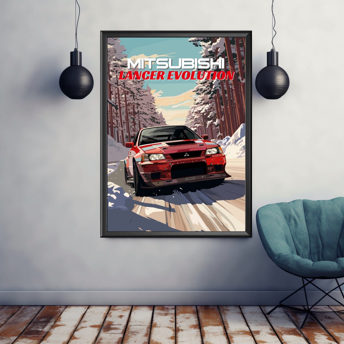 Mitsubishi Lancer Evolution Poster