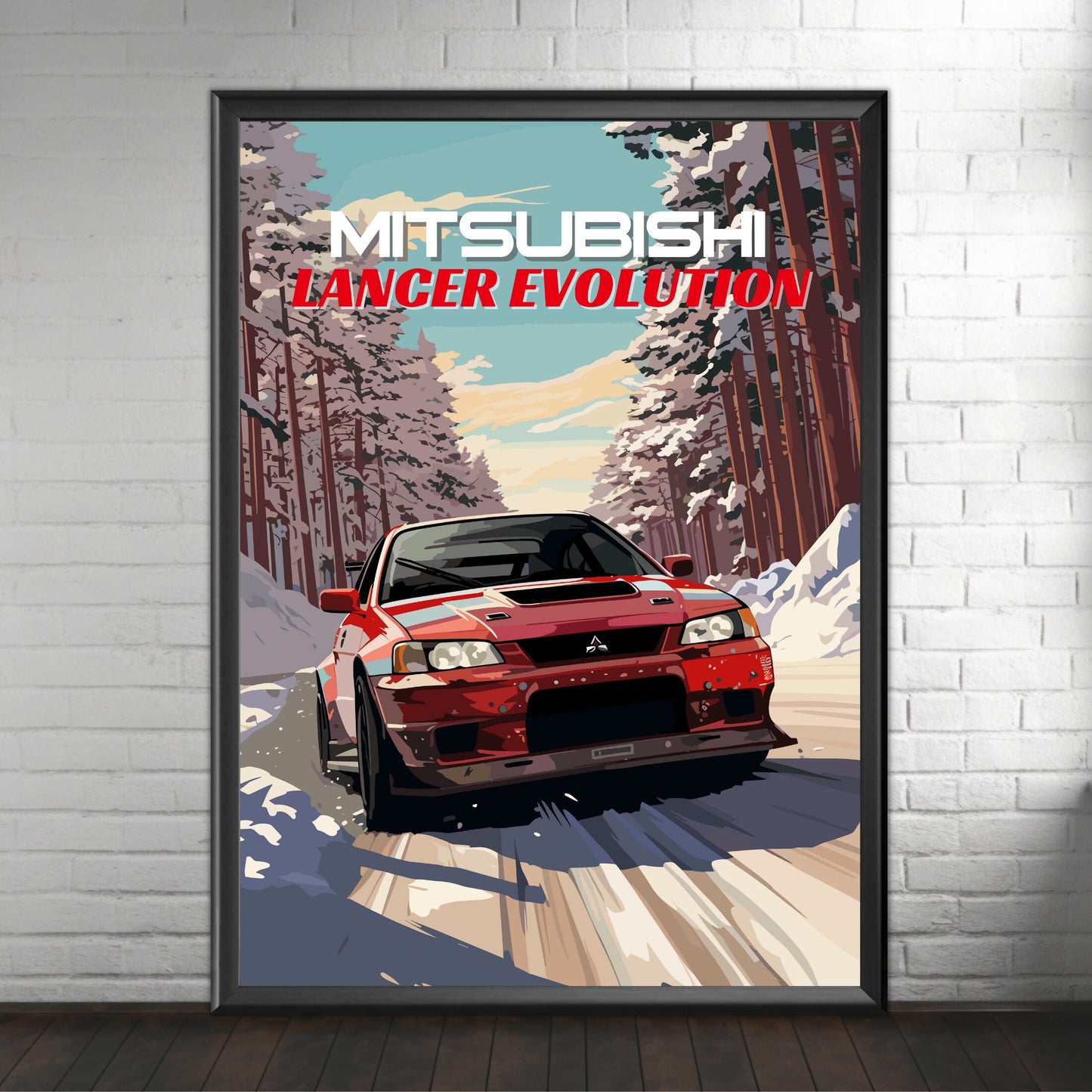 Mitsubishi Lancer Evolution Poster