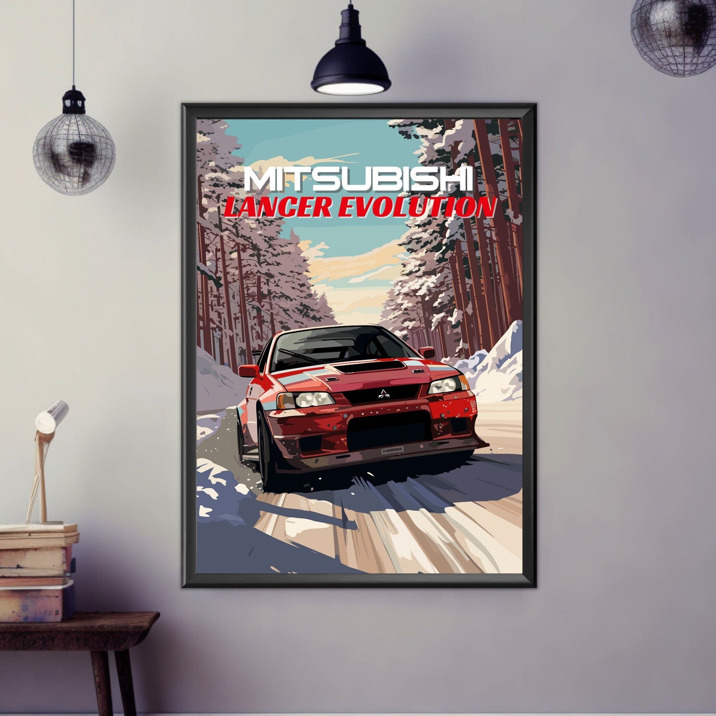 Mitsubishi Lancer Evolution Poster