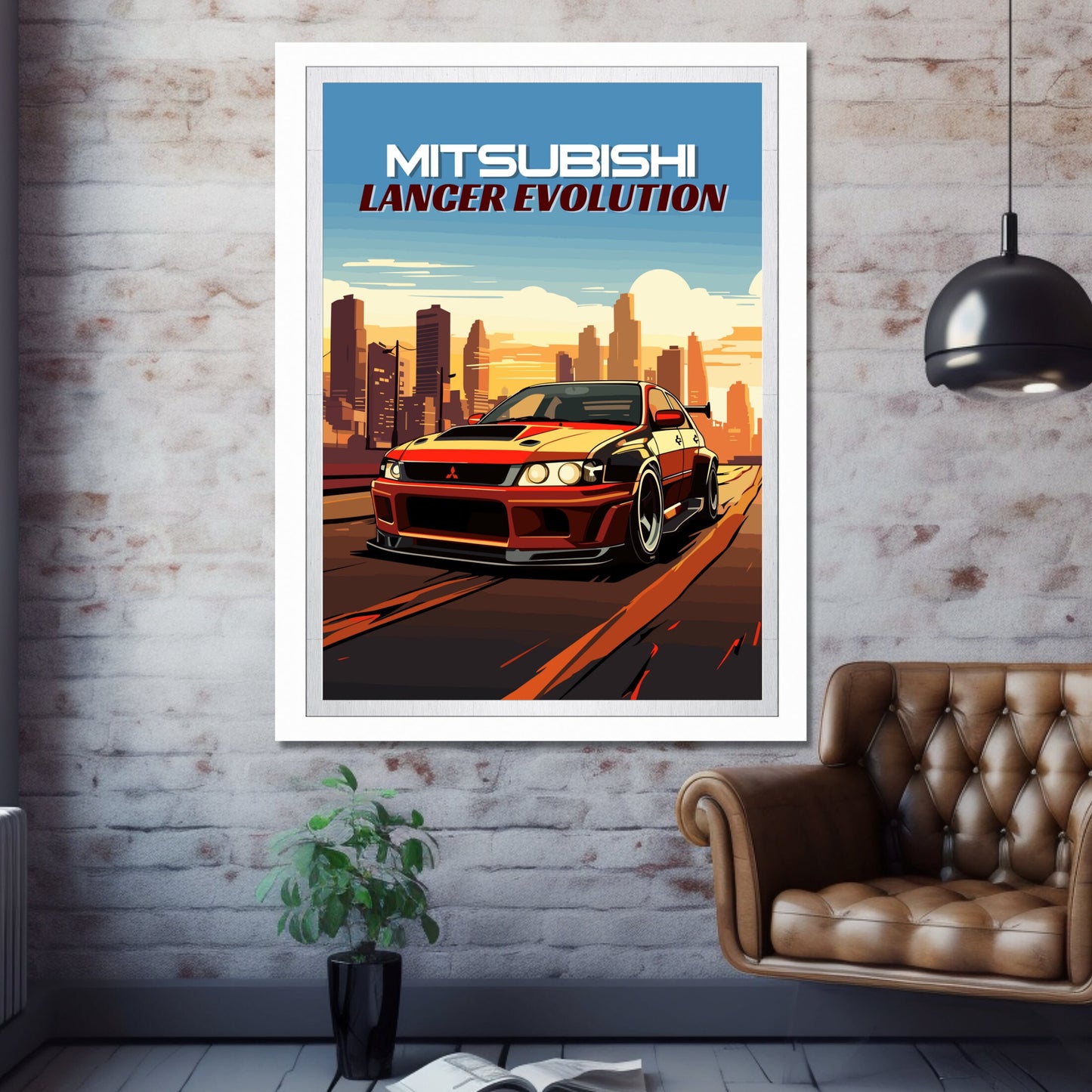 Mitsubishi Lancer Evolution Poster - 1990s