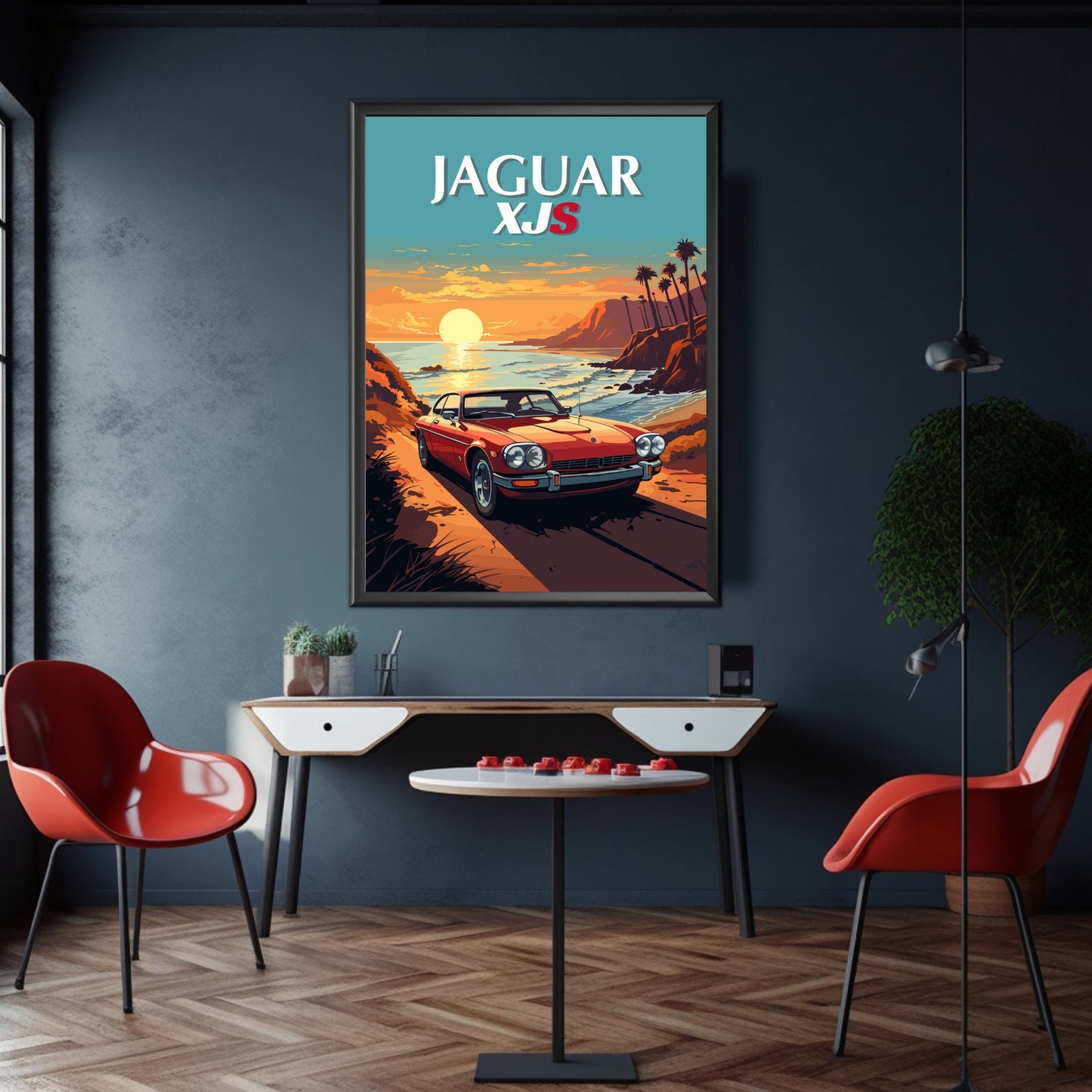 Jaguar XJS Print, Car Poster