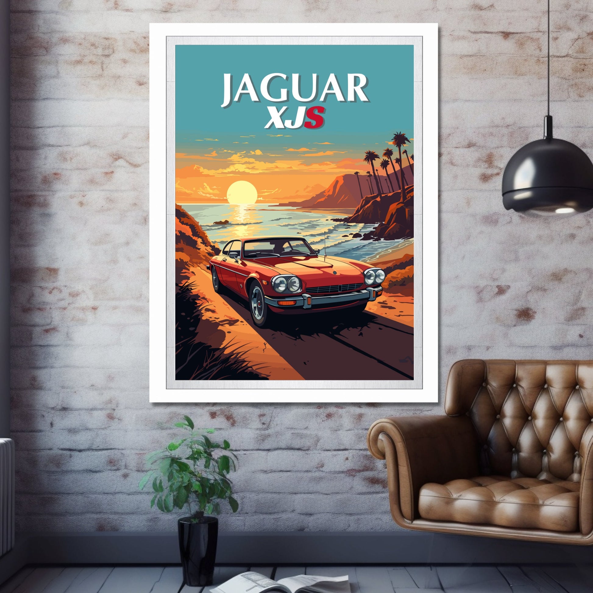 Jaguar XJS Print, Car Poster