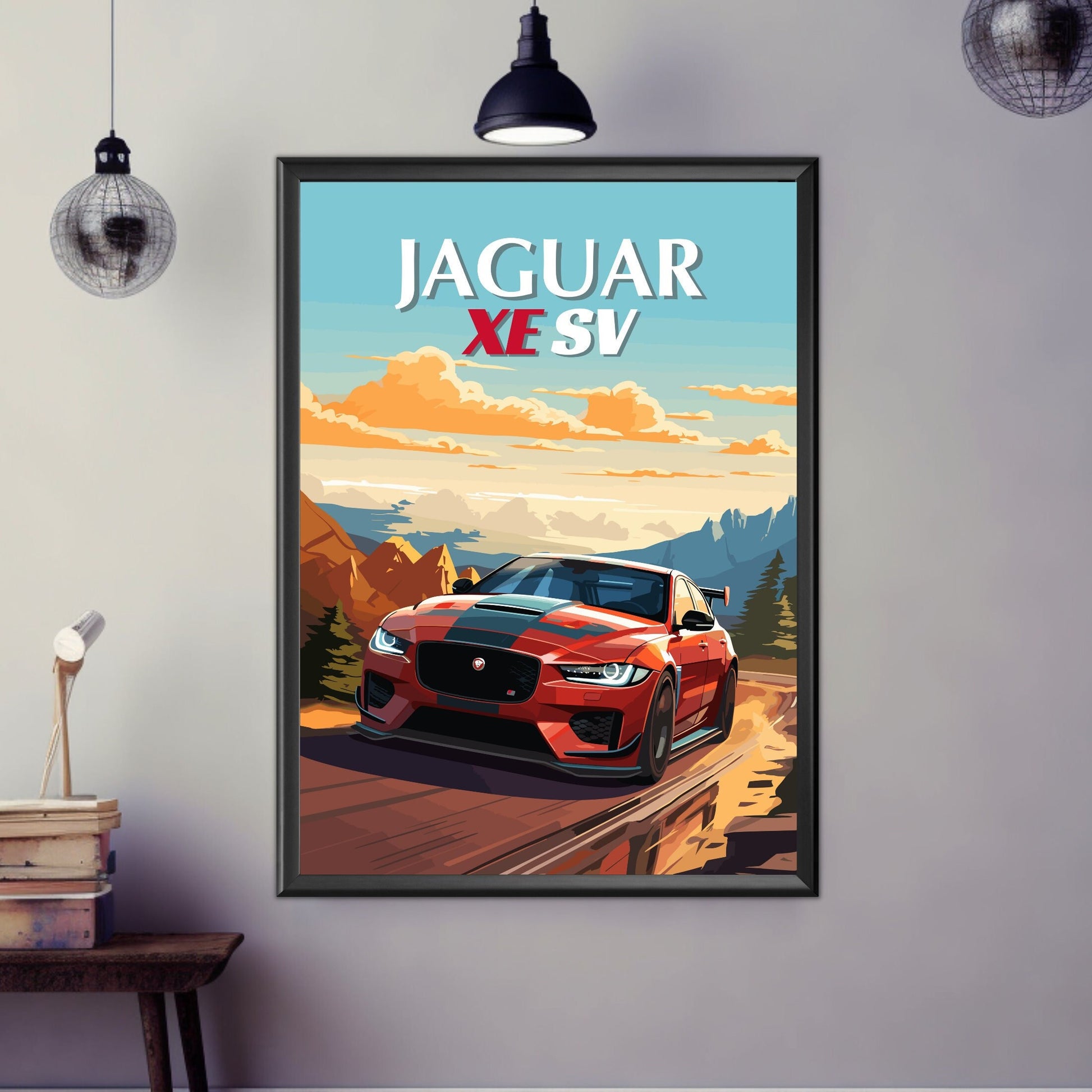 Jaguar XE SV Poster