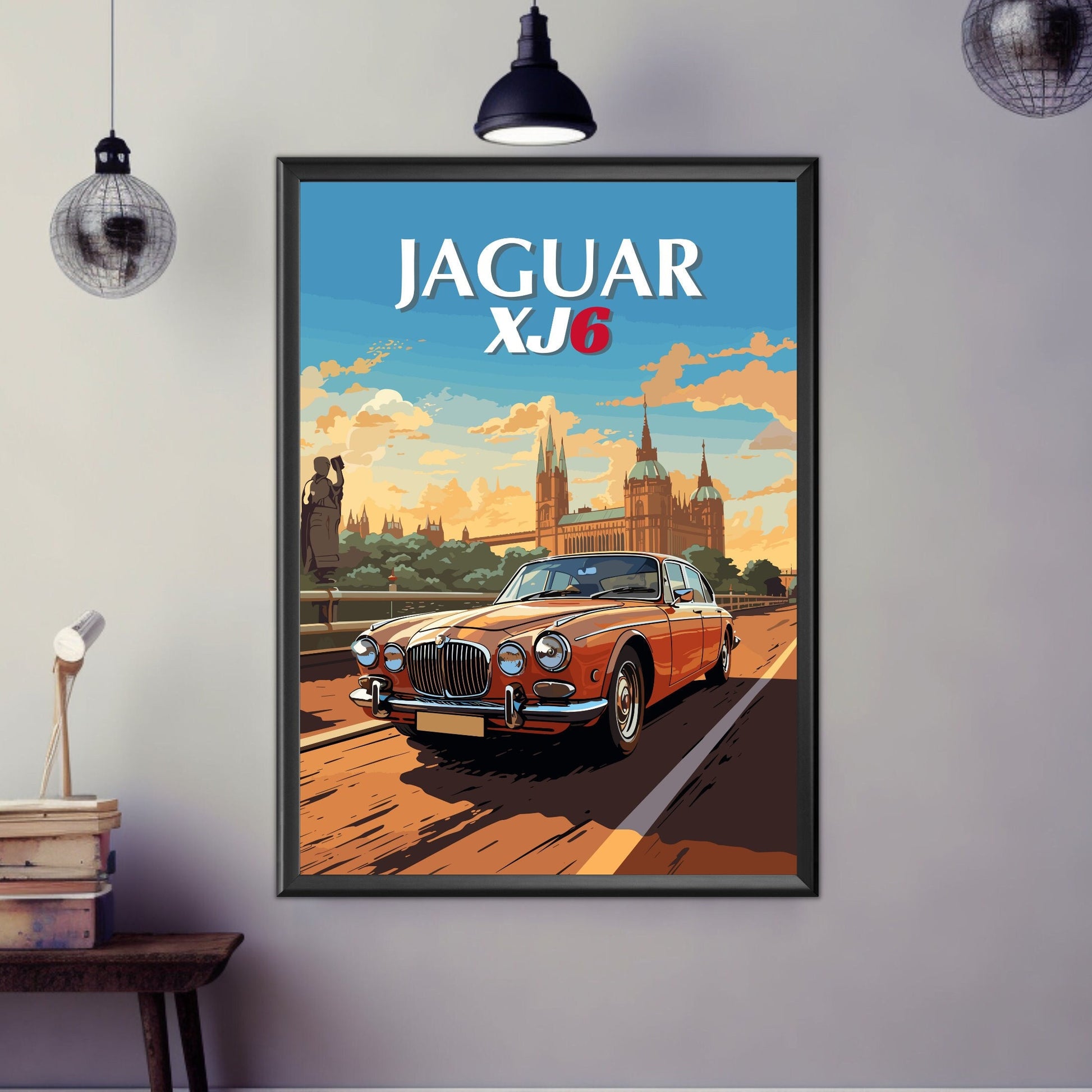 Jaguar XJ6 Poster