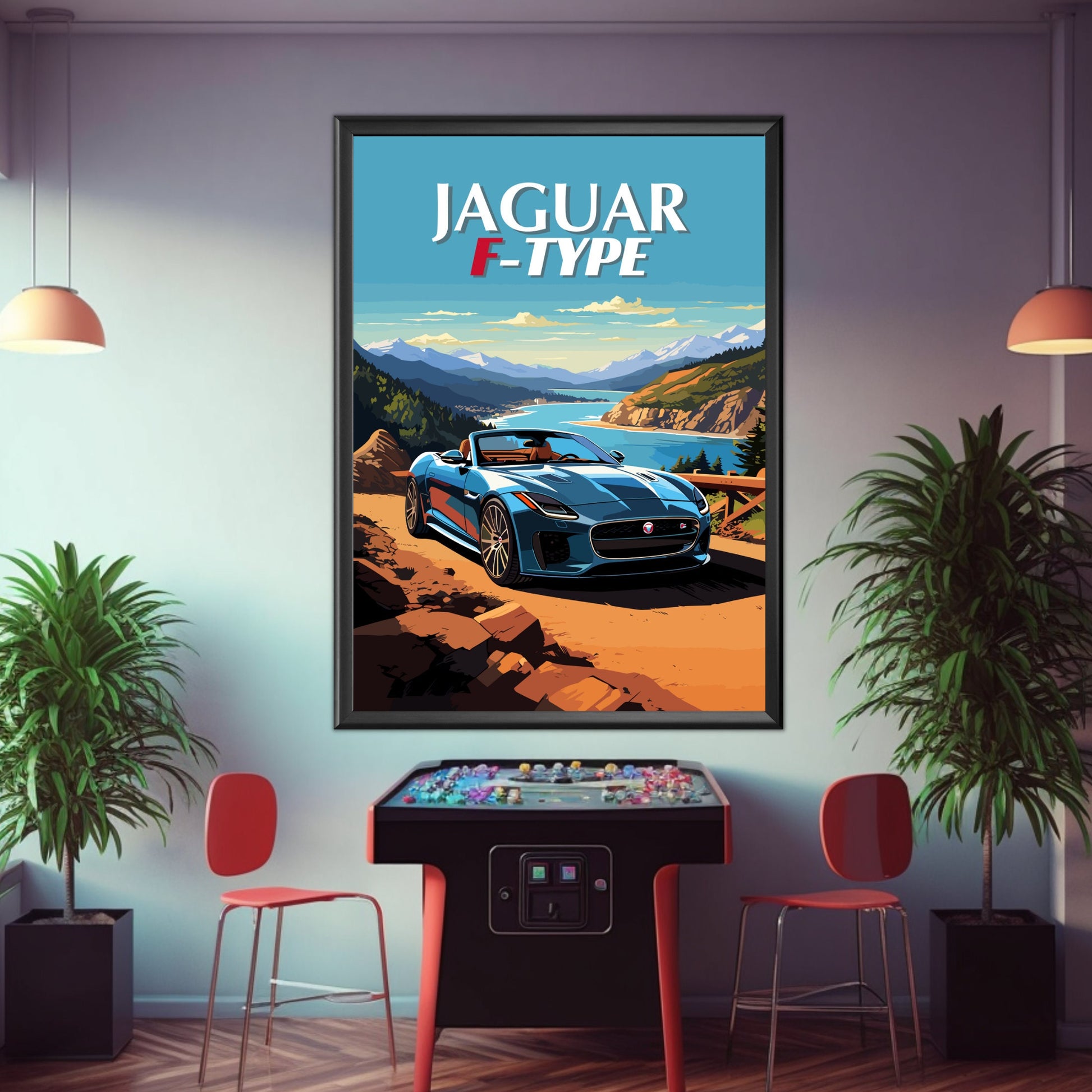 Jaguar F-Type Poster