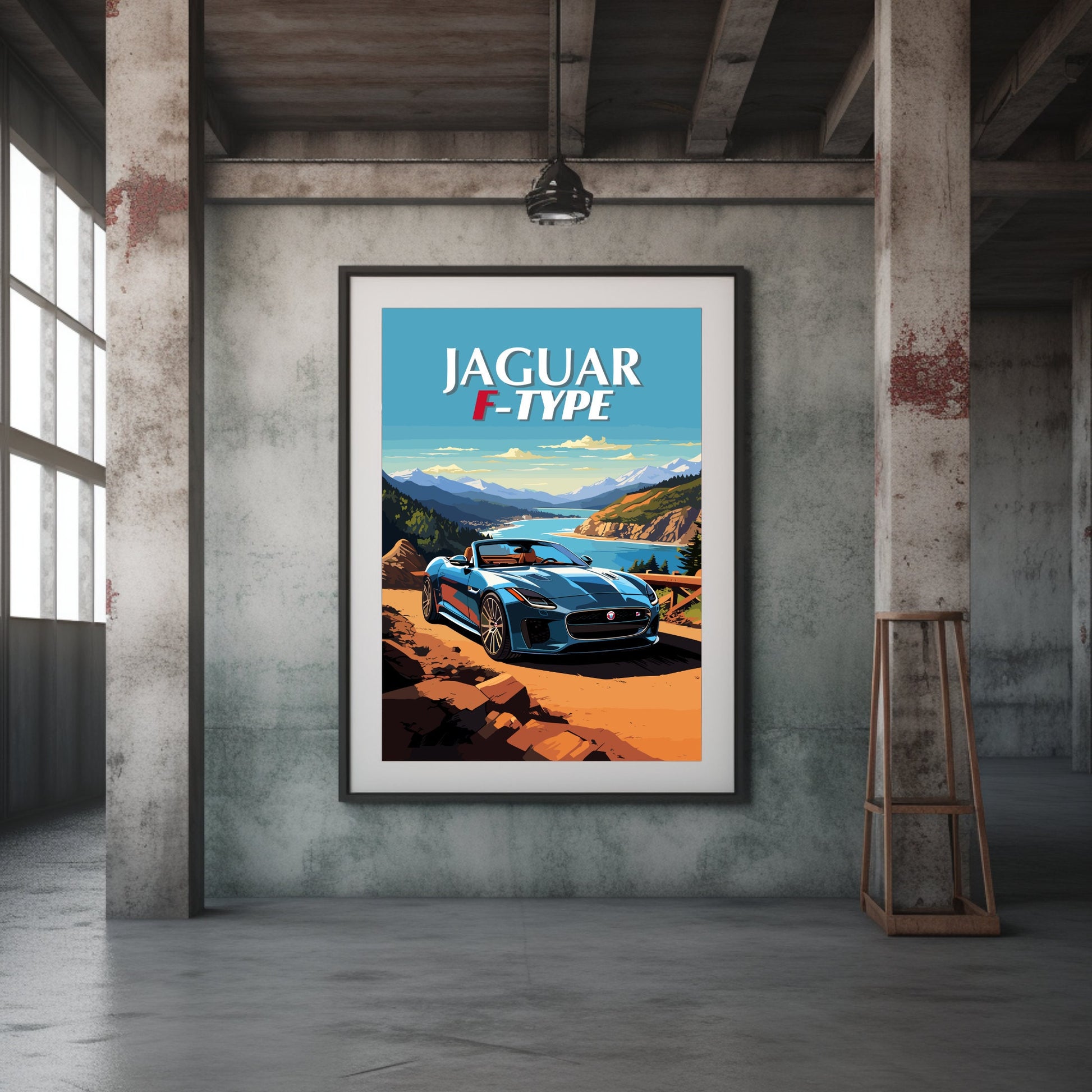 Jaguar F-Type Poster