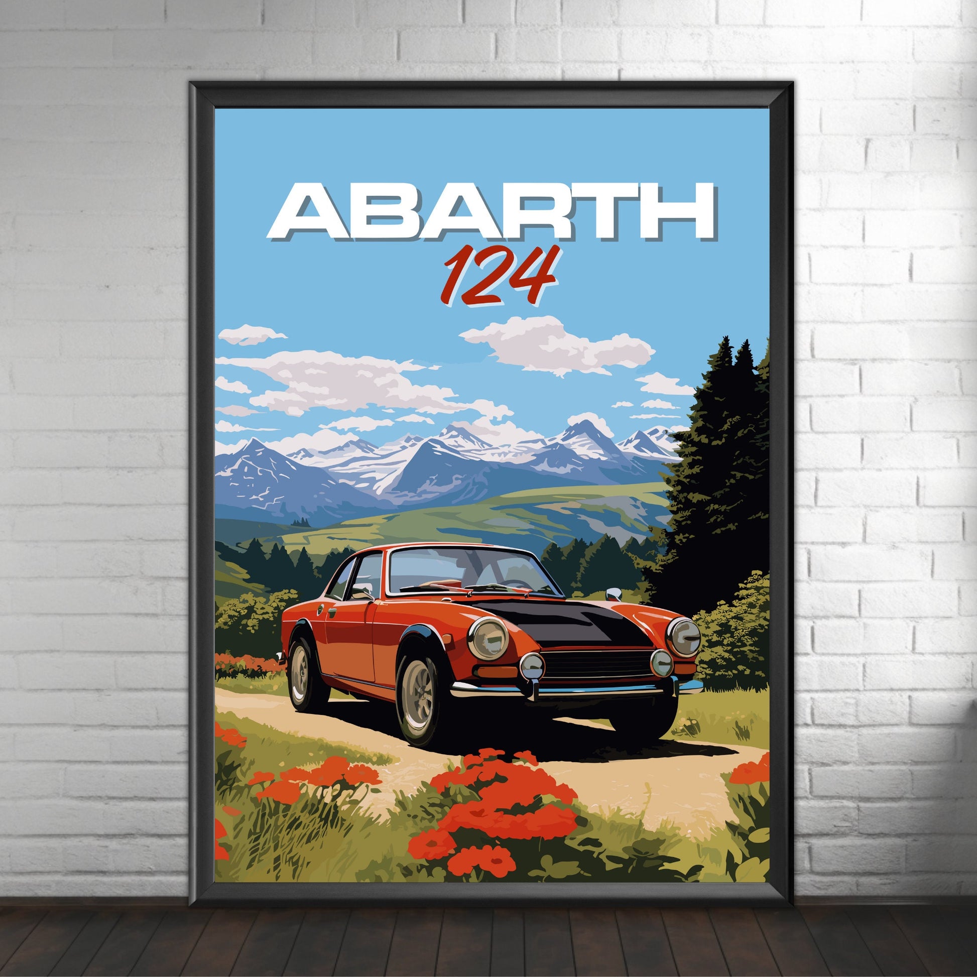 Abarth 124 Print