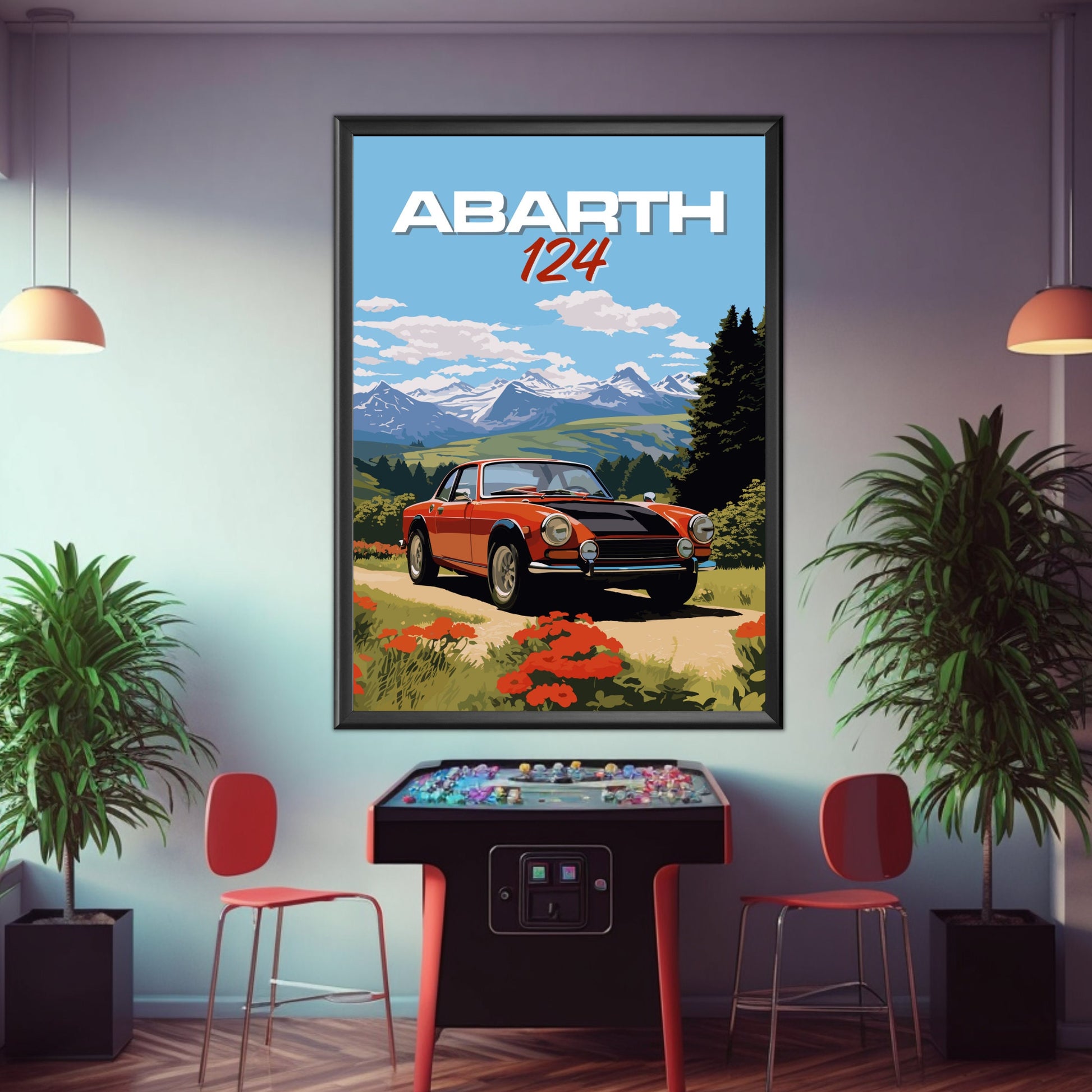 Abarth 124 Print