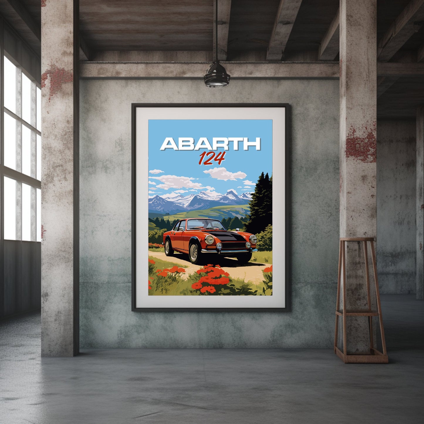 Abarth 124 Print