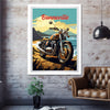 Triumph Bonneville Print, Triumph Bonneville Poster, Motorcycle Print, Motorbike Print, Bike Art, Bike Poster, Vintage Bike, Classic Bike