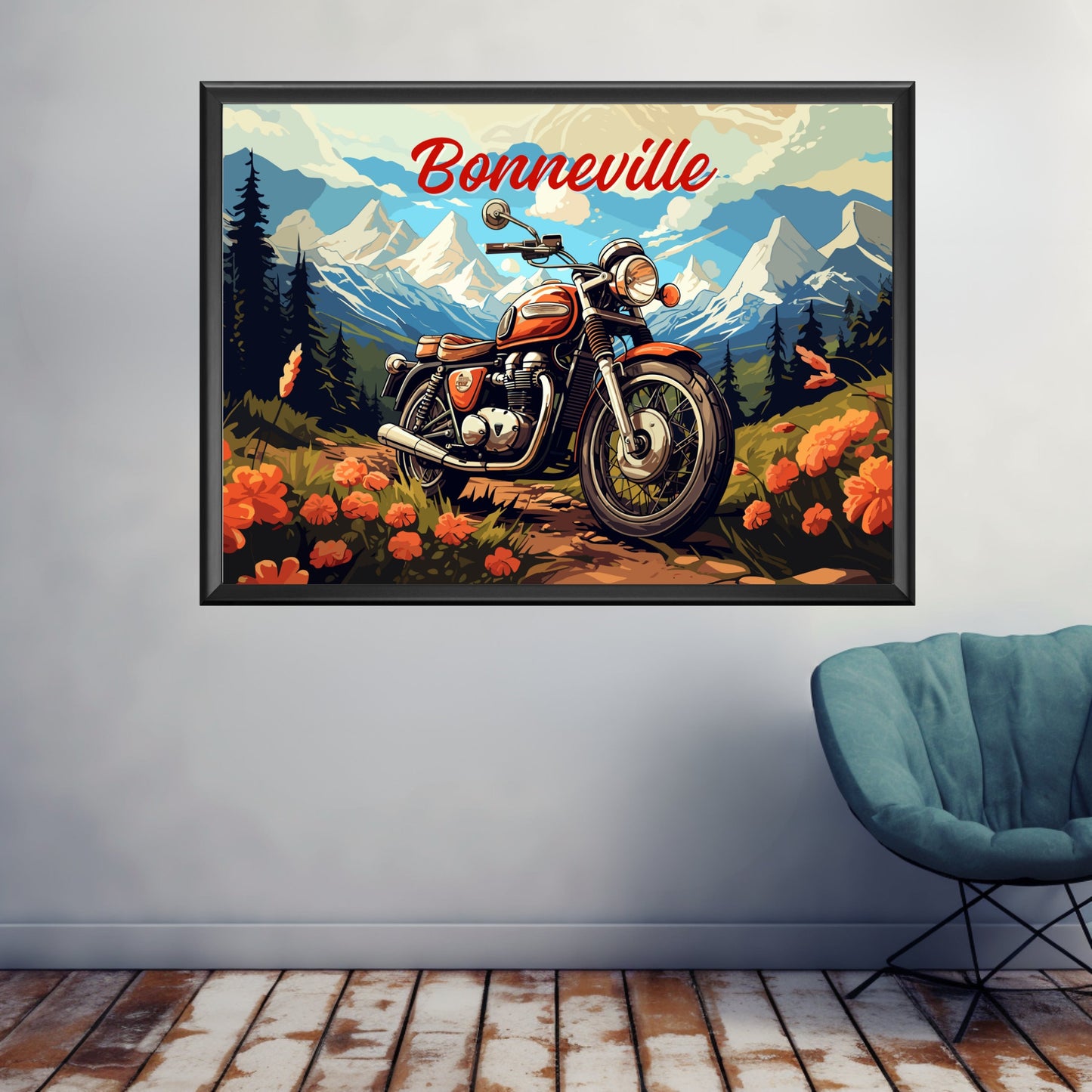 Triumph Bonneville Print