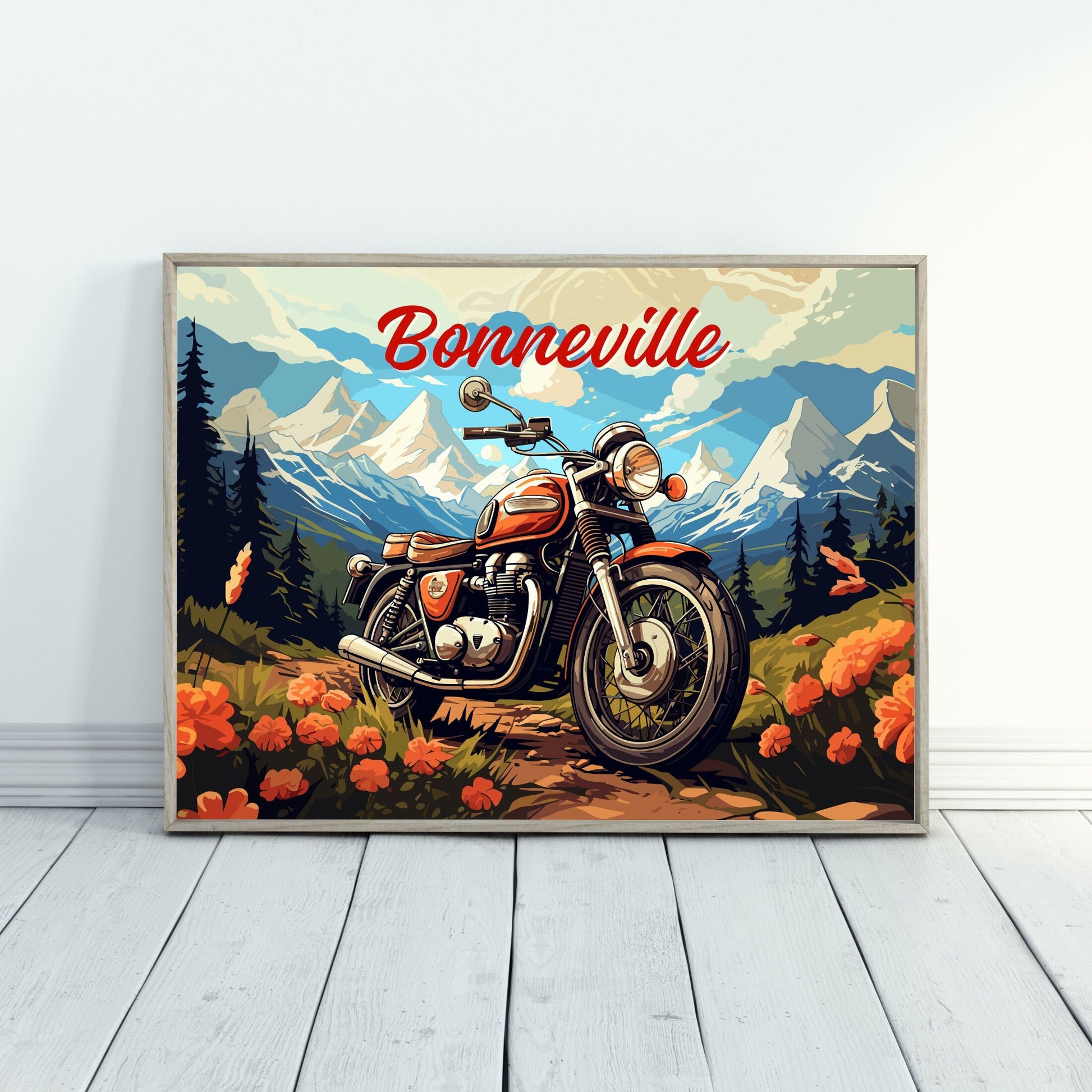 Triumph Bonneville Print