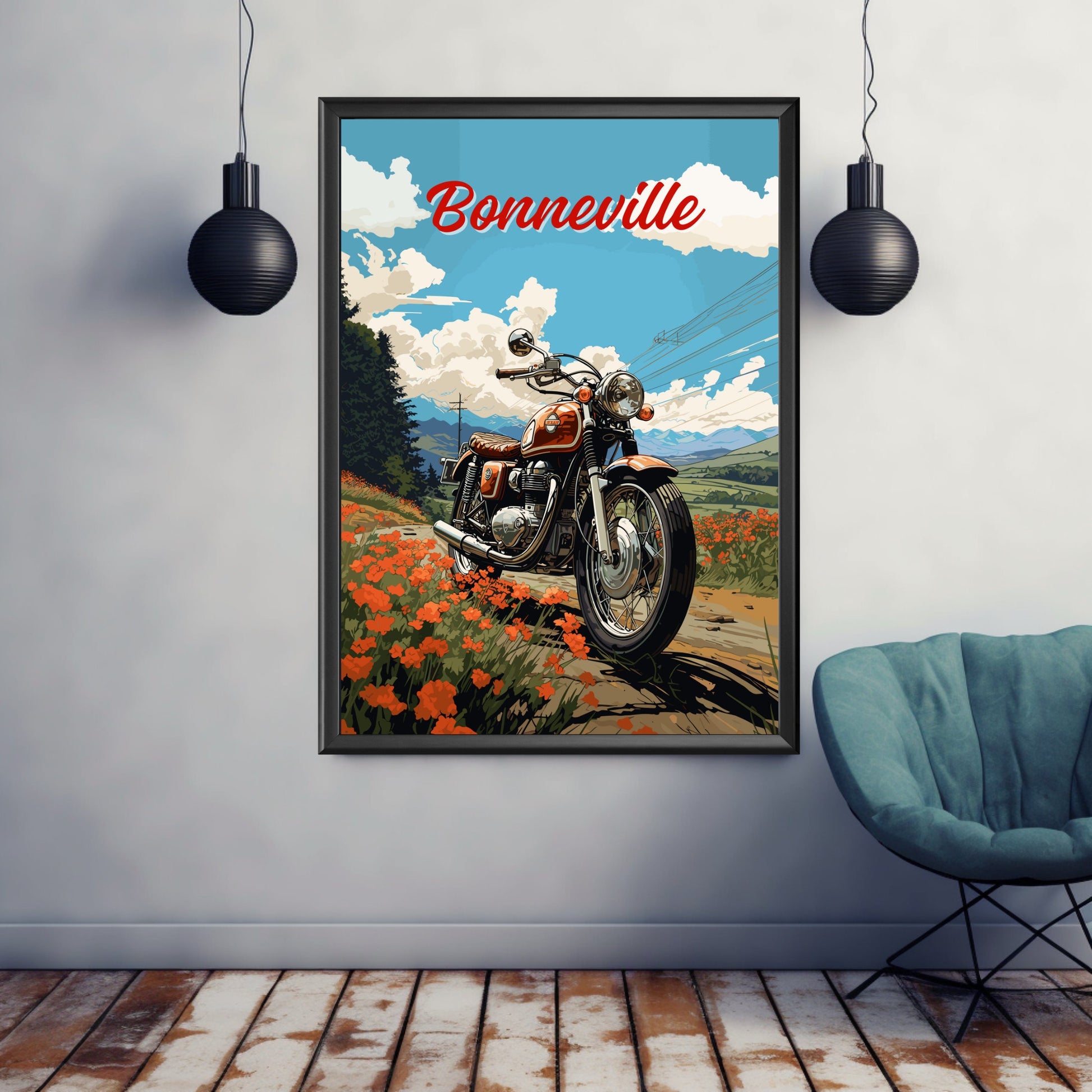 Triumph Bonneville Poster