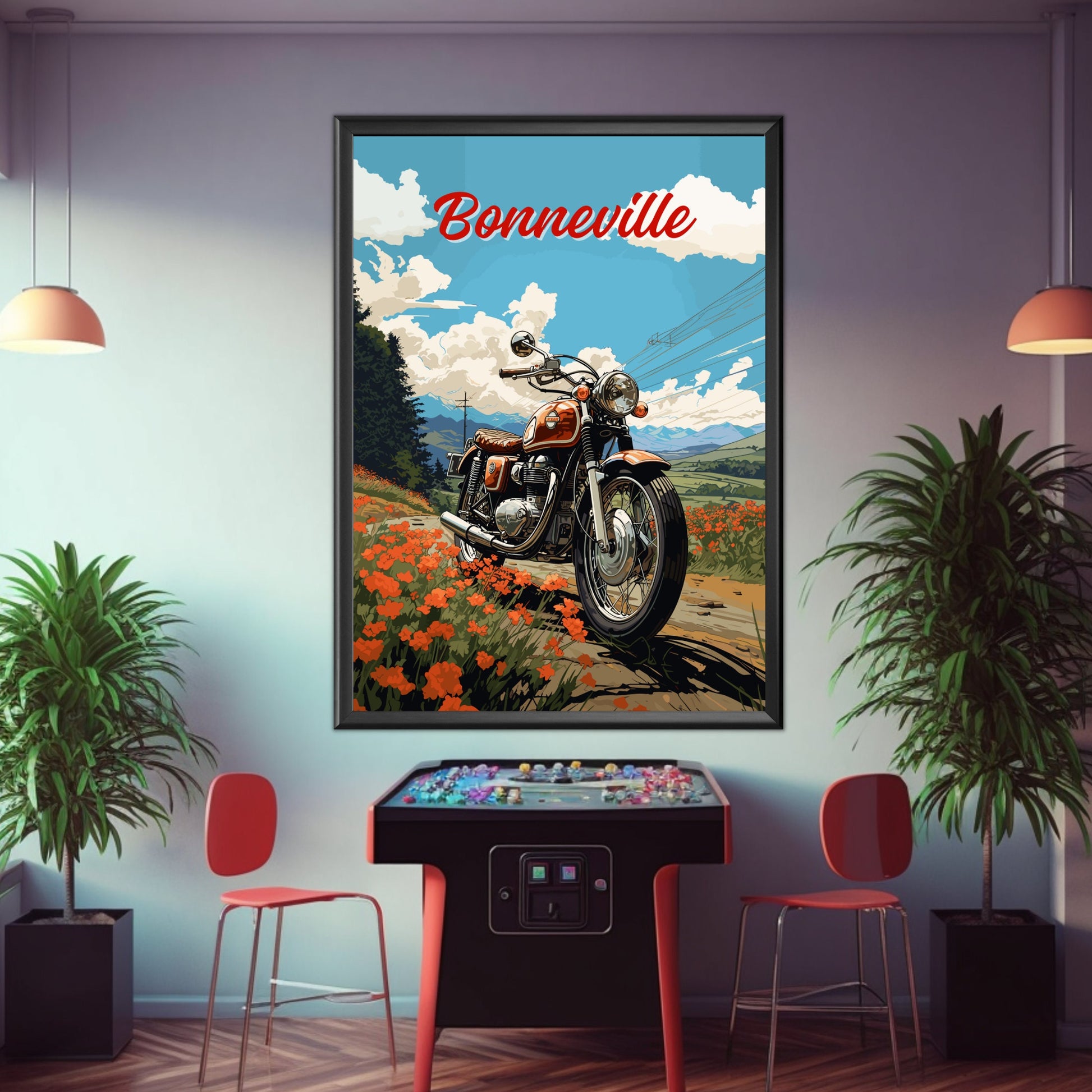 Triumph Bonneville Poster