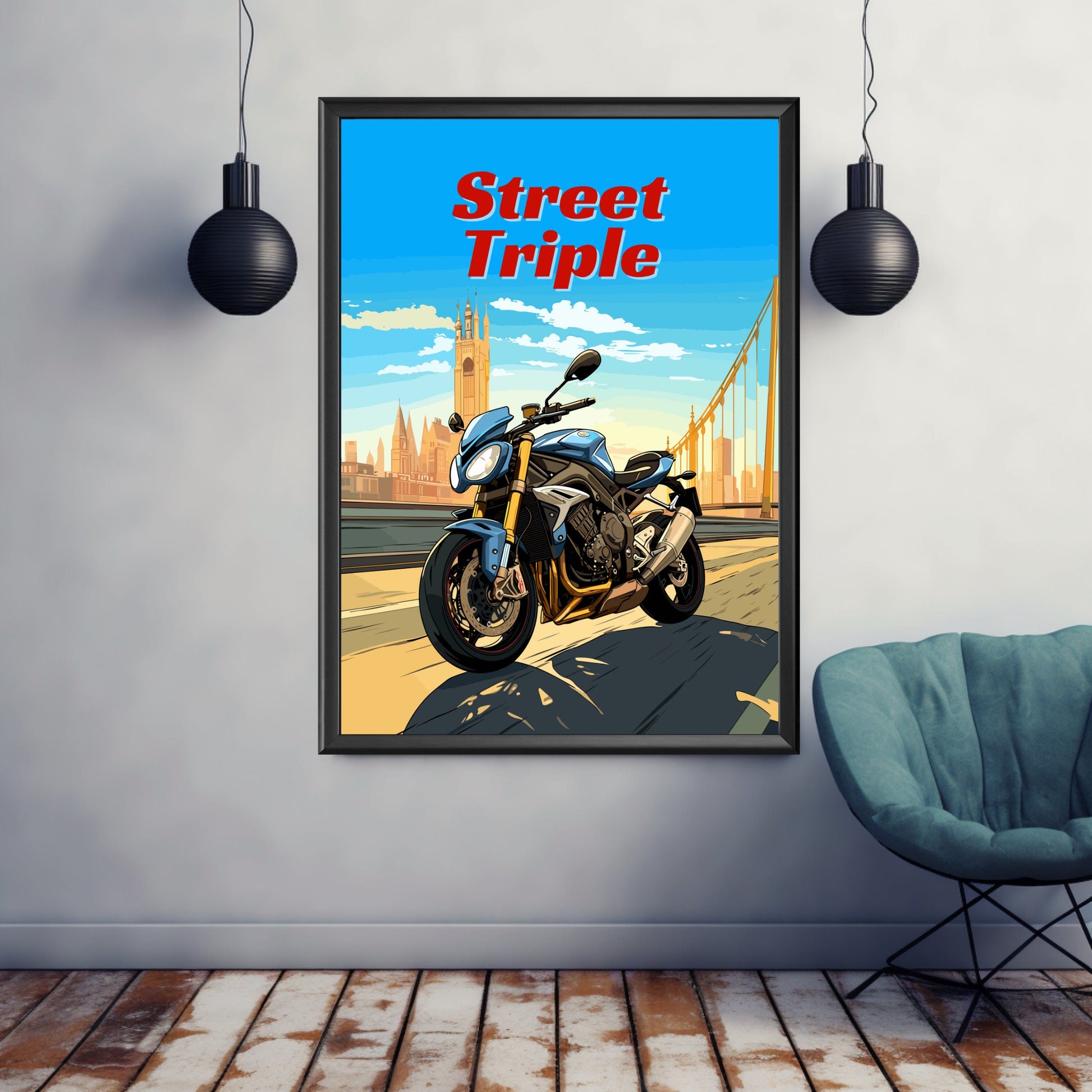 Triumph Street Triple Print