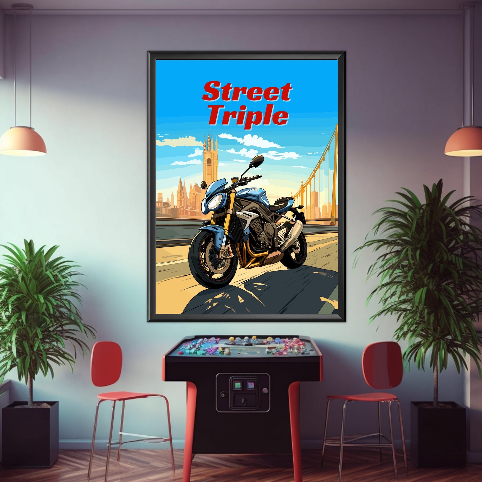 Triumph Street Triple Print