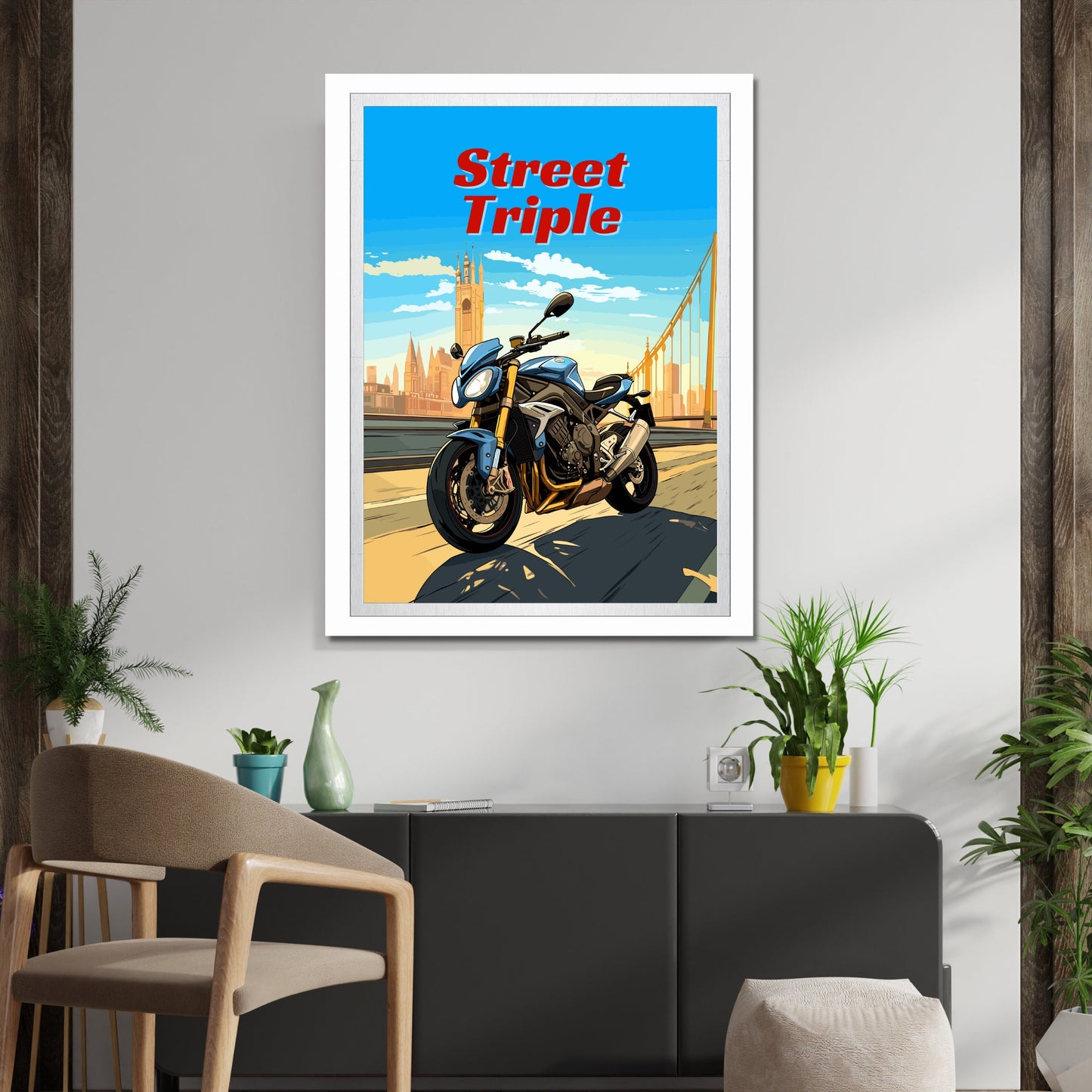 Triumph Street Triple Print