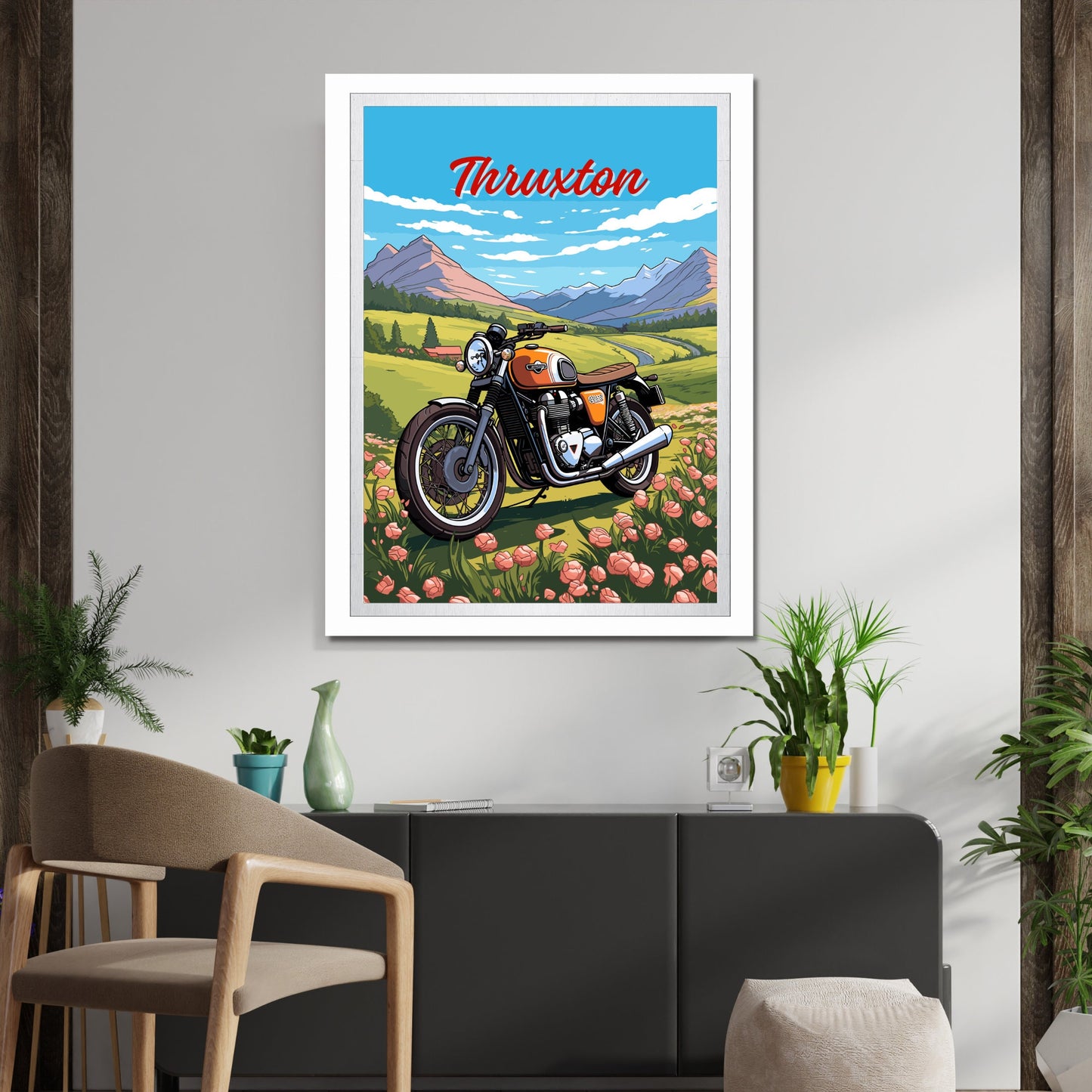 Triumph Thruxton Poster