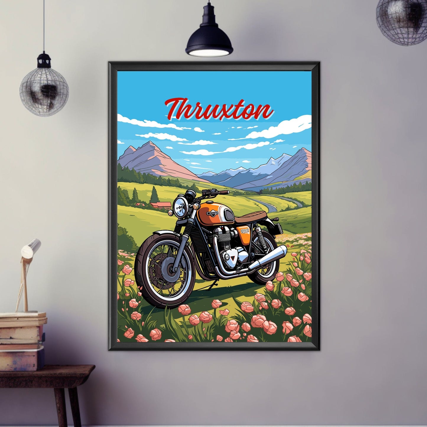 Triumph Thruxton Poster