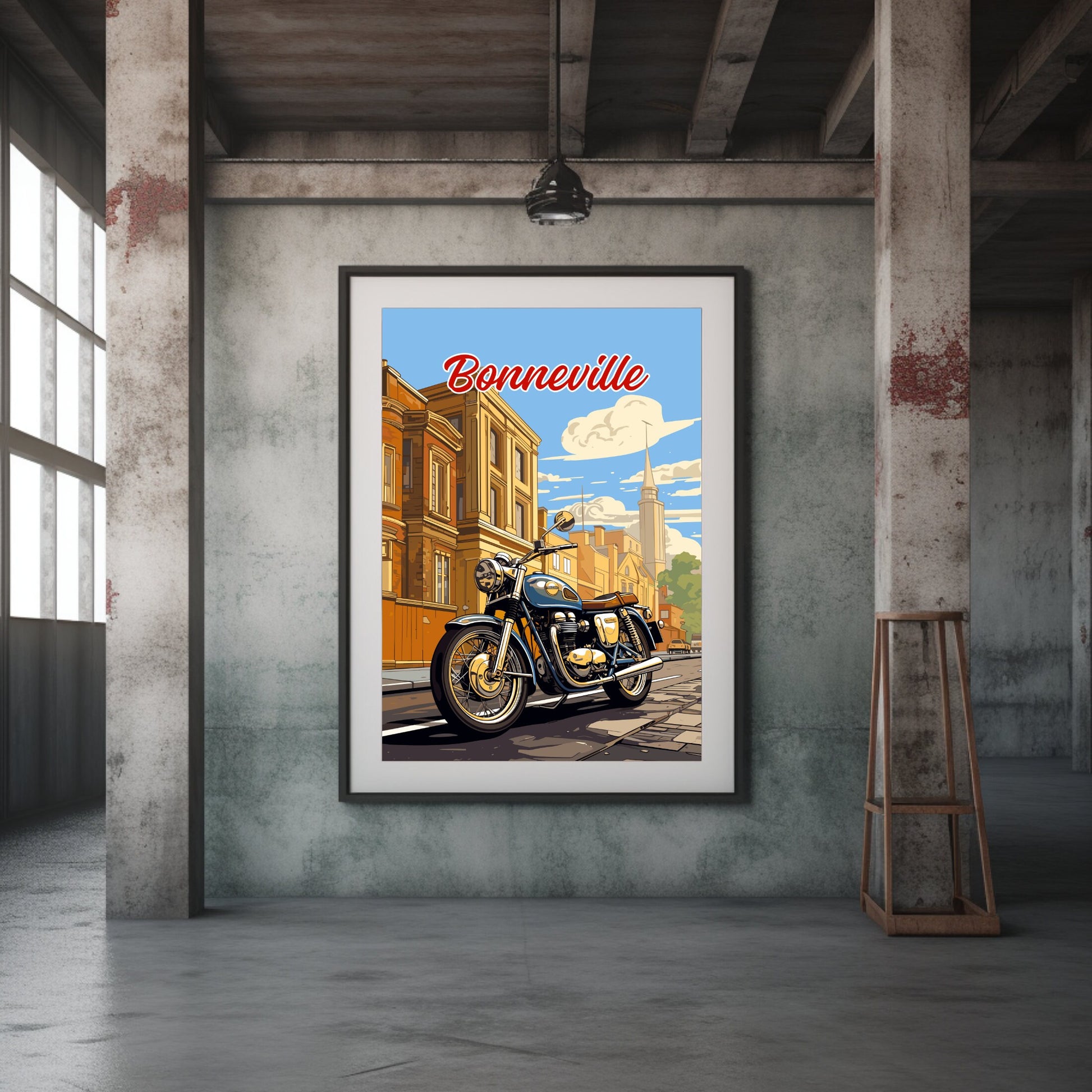 Triumph Bonneville Print