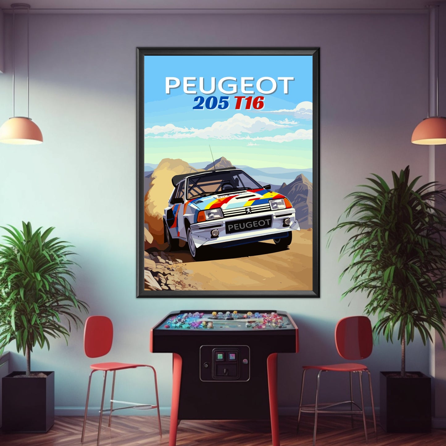 Peugeot 205 T16 Poster