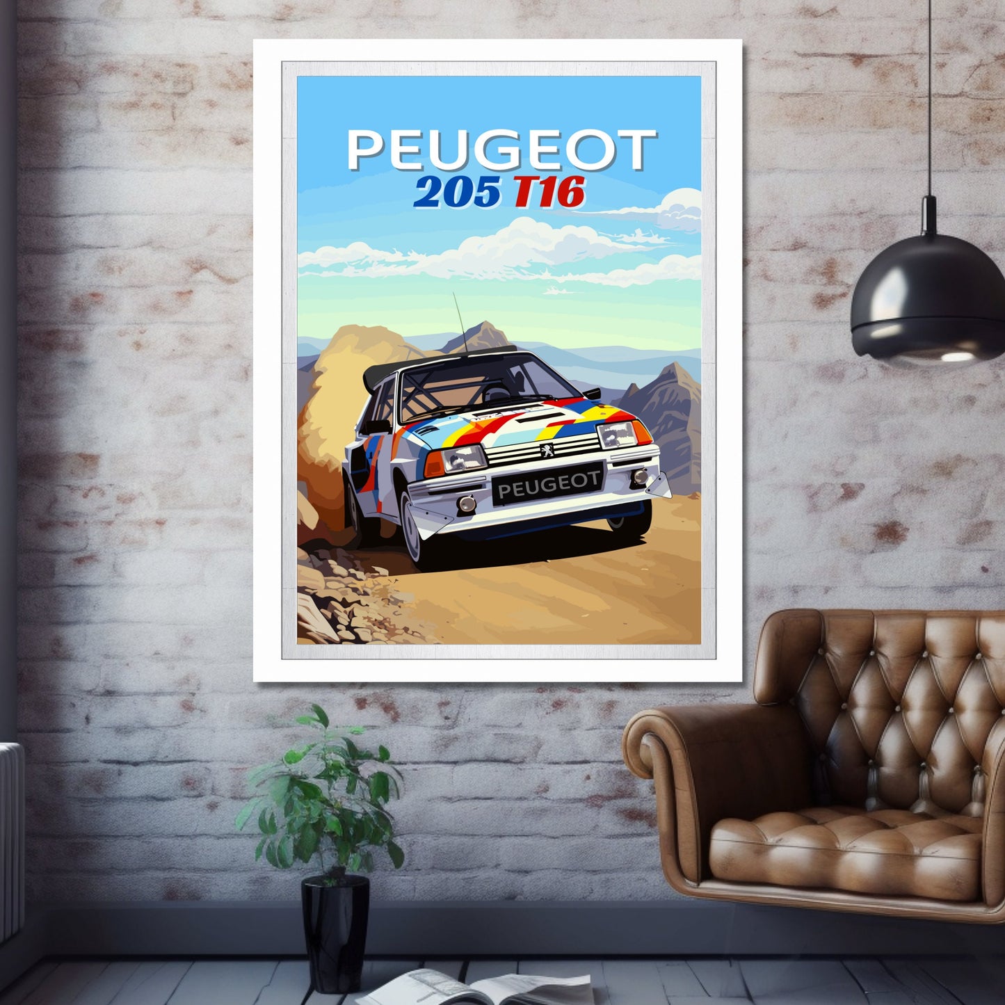 Peugeot 205 T16 Poster