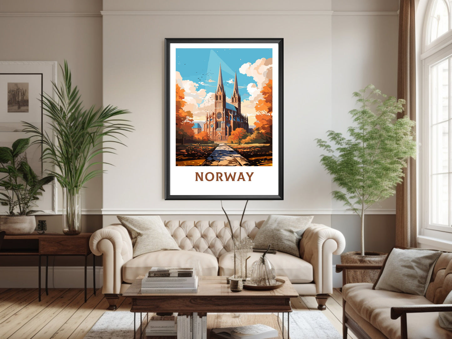 Norway Travel Poster | Norway Illustration | Norway Wall Art | Norway Poster | Norway Poster | Norway Poster Painting | ID 847