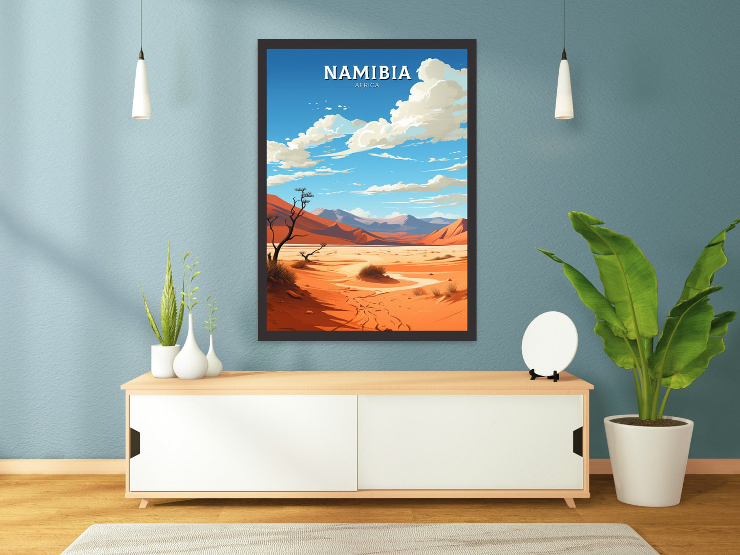 Namibia Travel Print | Namibia Wall Art | Namibia Travel Poster | Africa Poster | Namibia Dunes Print | Namibia Wall Art | ID 865