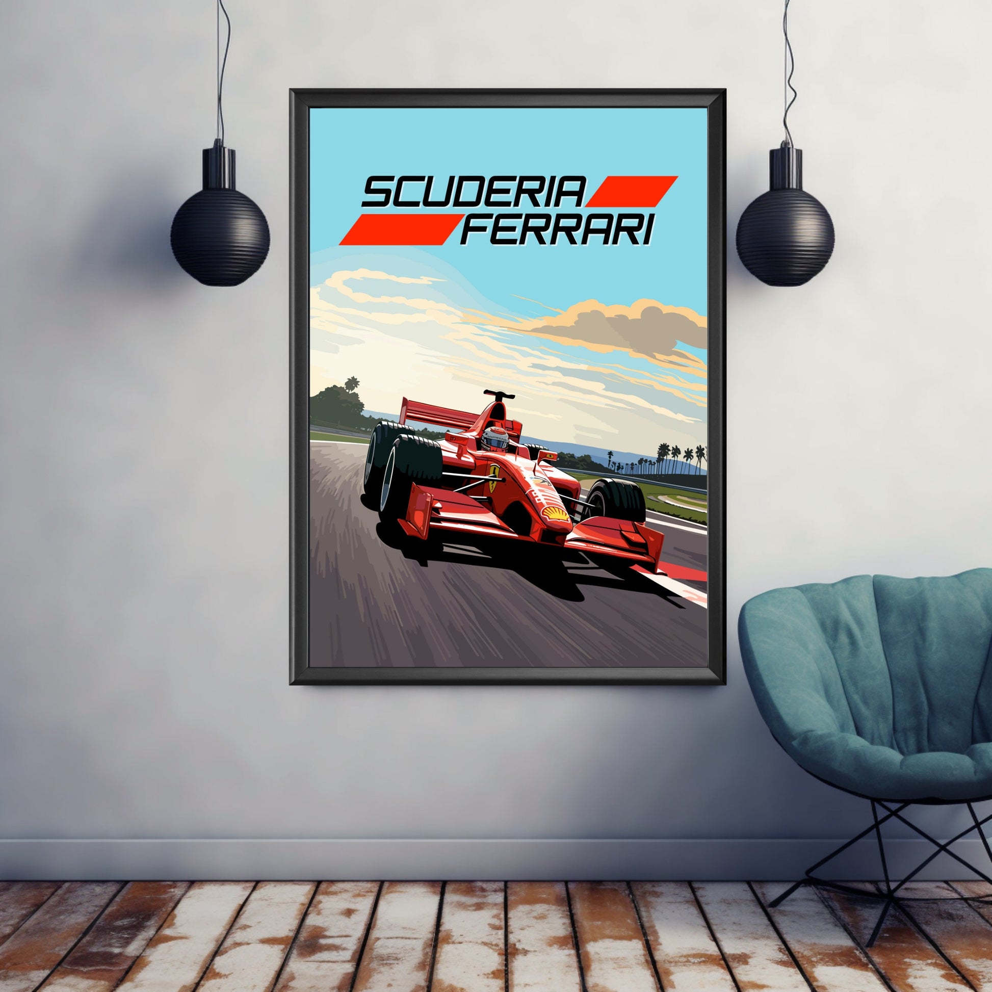 Ferrari F2002 Print