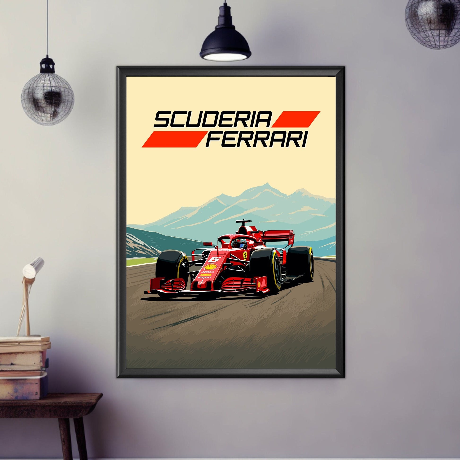 Ferrari SF71H Print, Scuderia Ferrari