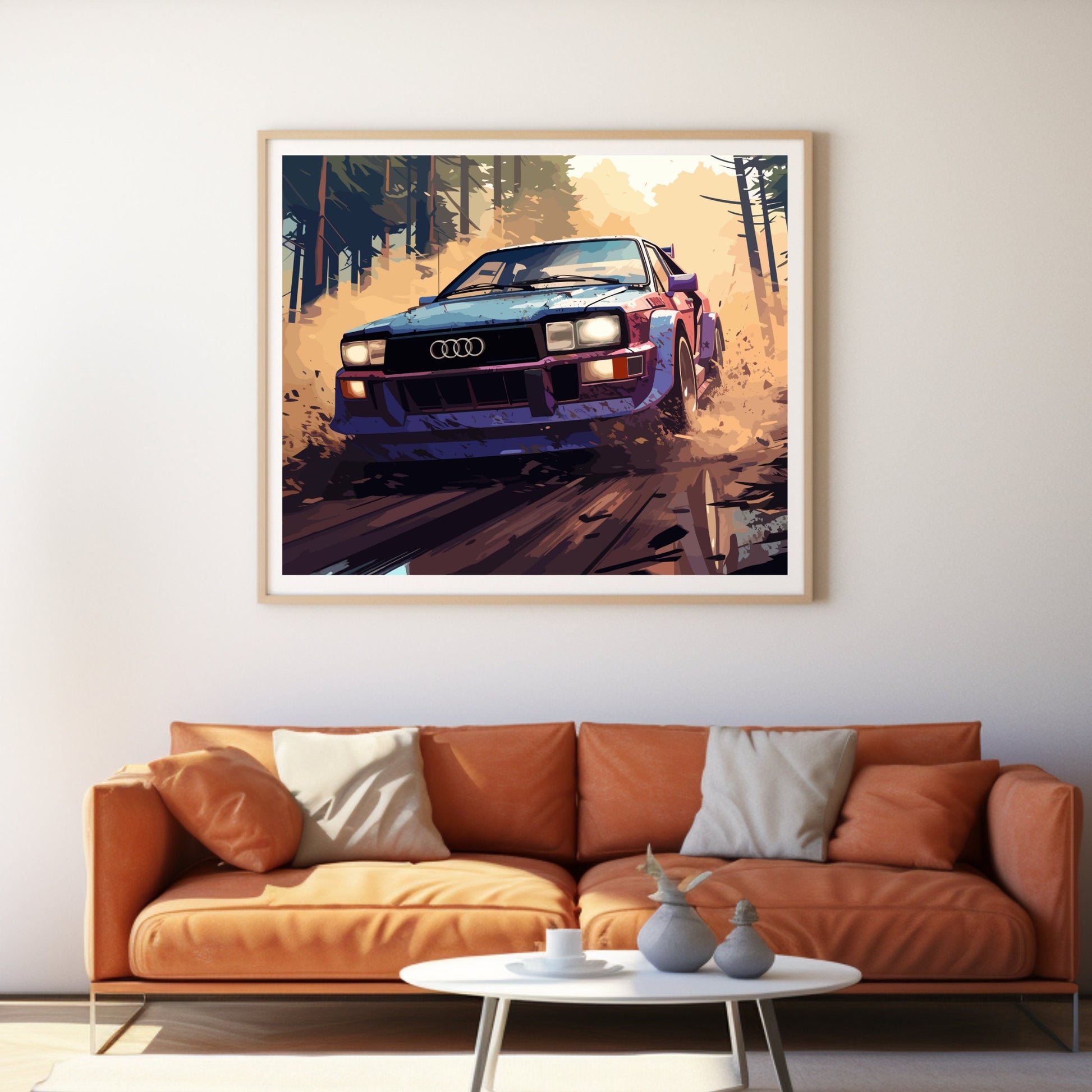 1980s Audi Quattro S1 Poster