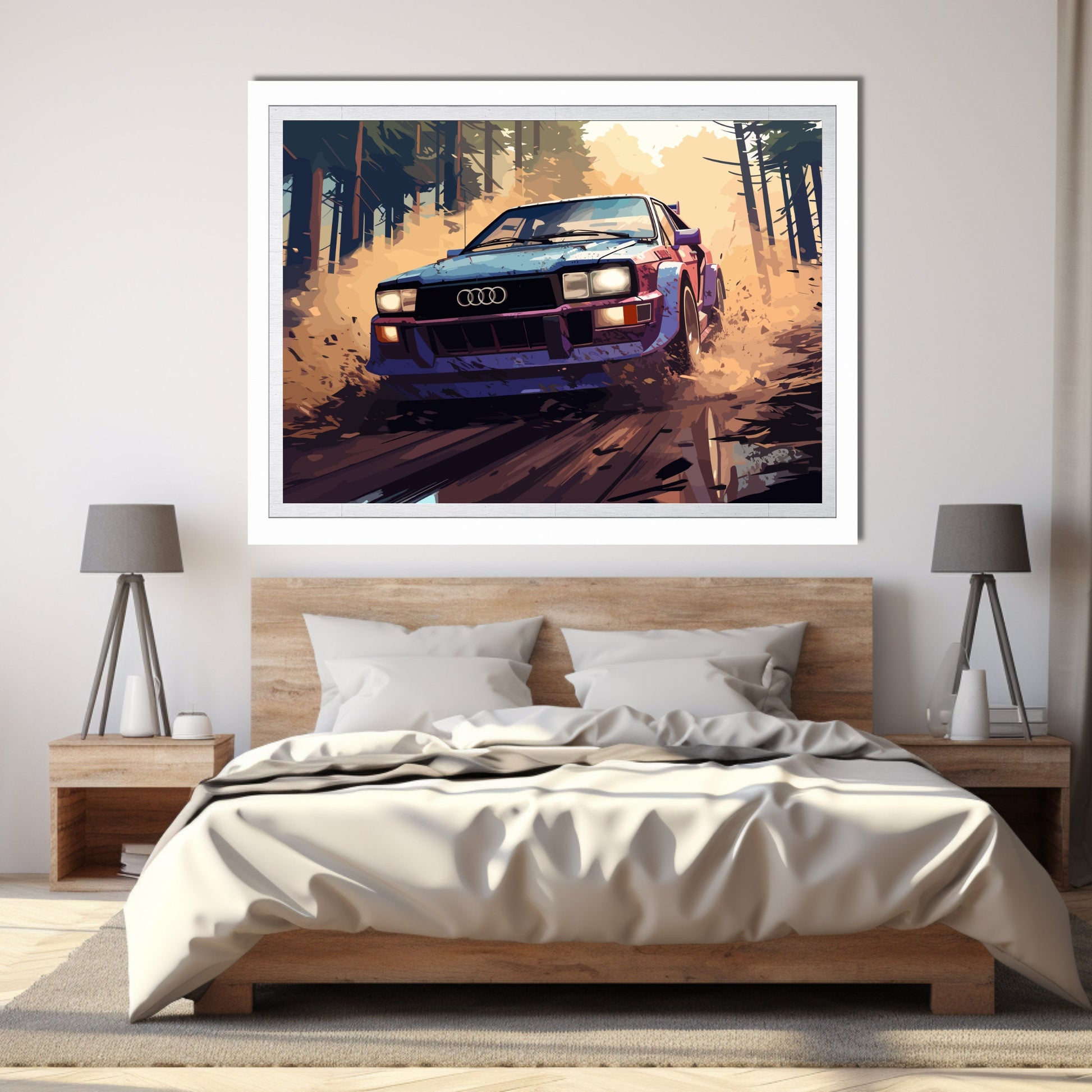 1980s Audi Quattro S1 Poster