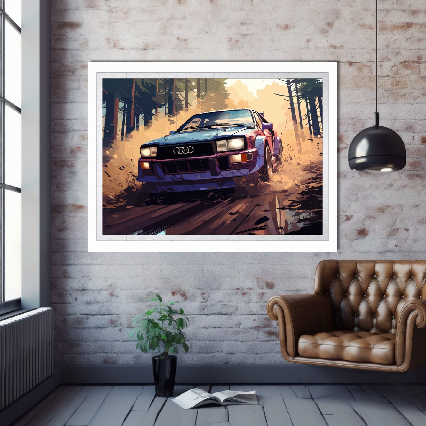 1980s Audi Quattro S1 Poster