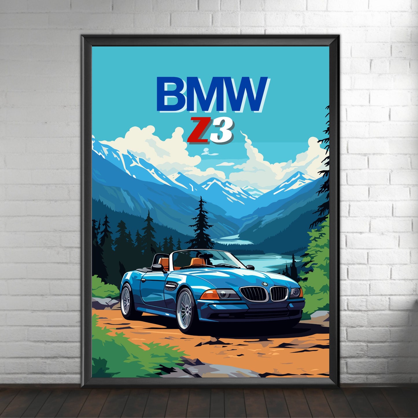 BMW Z3 Print, 1990s