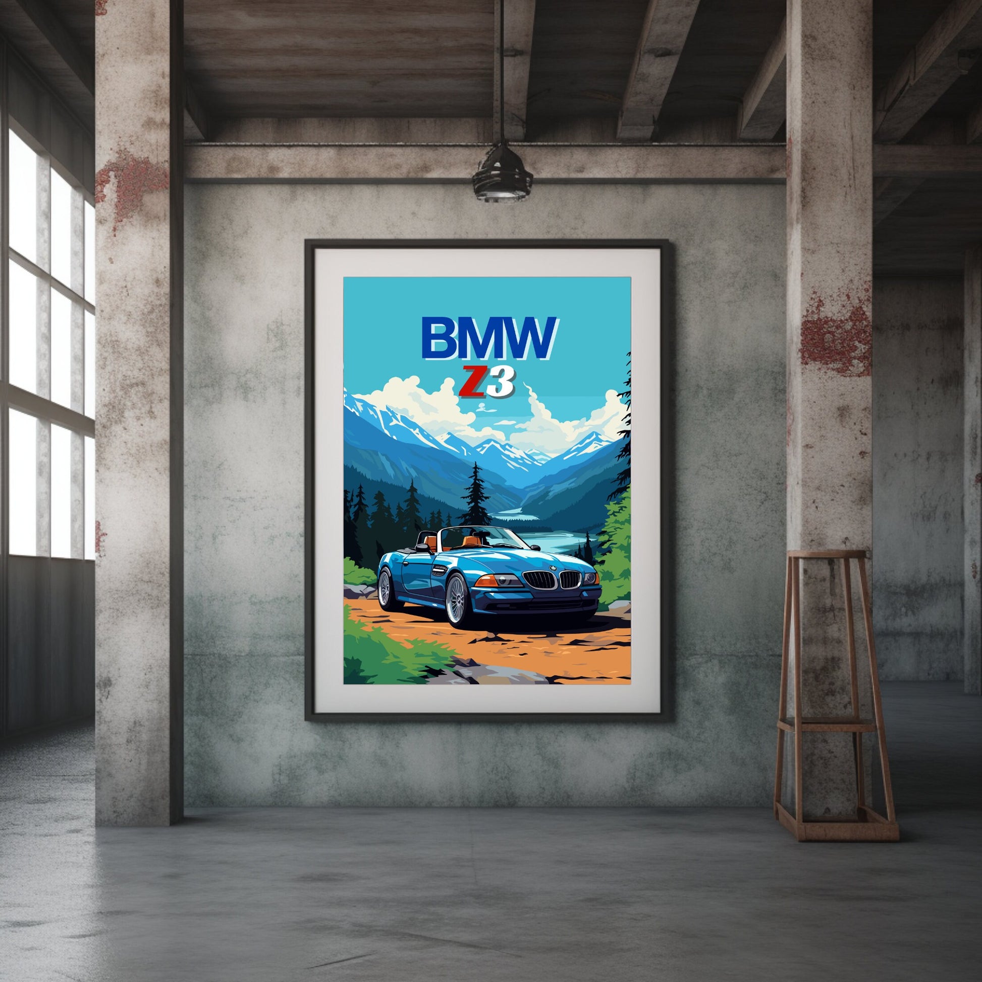 BMW Z3 Print, 1990s