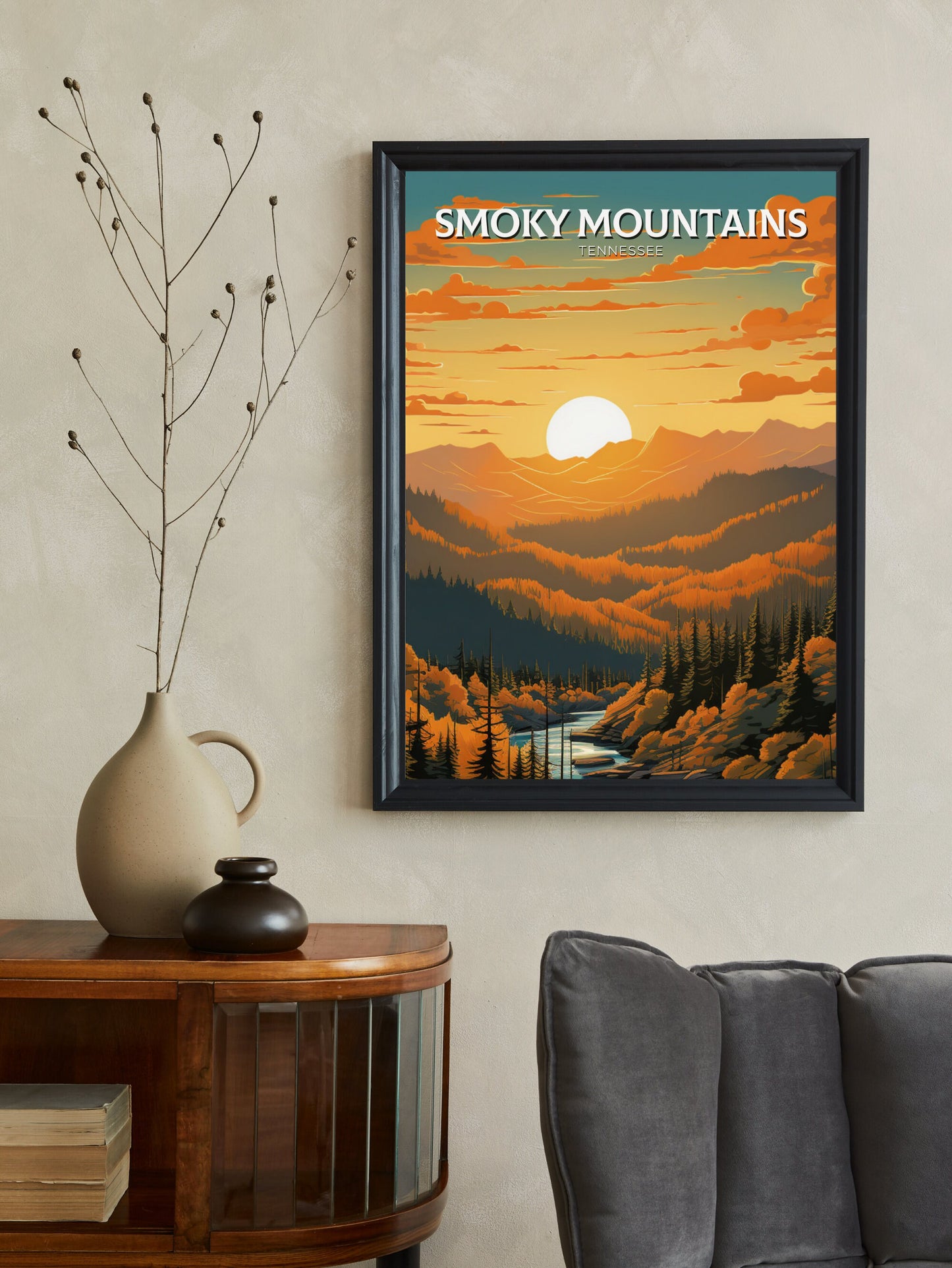 Great Smoky Mountains National Park Print | Great Smoky Mountains Poster | Smoky Mountains Poster | National Park Print | ID 926