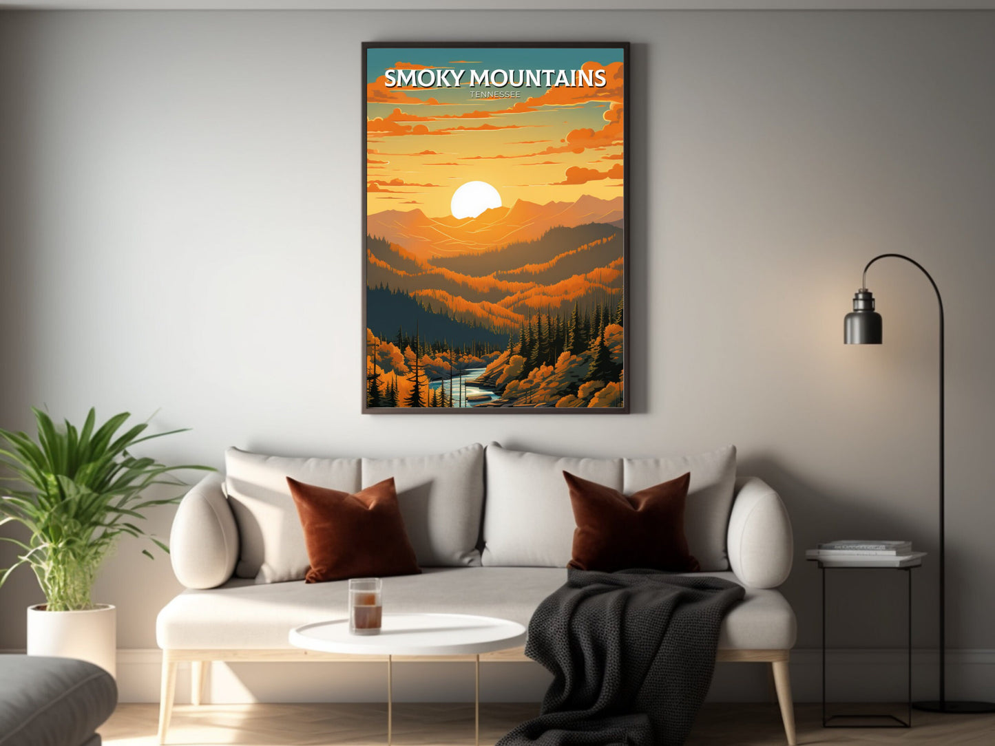 Great Smoky Mountains National Park Print | Great Smoky Mountains Poster | Smoky Mountains Poster | National Park Print | ID 926