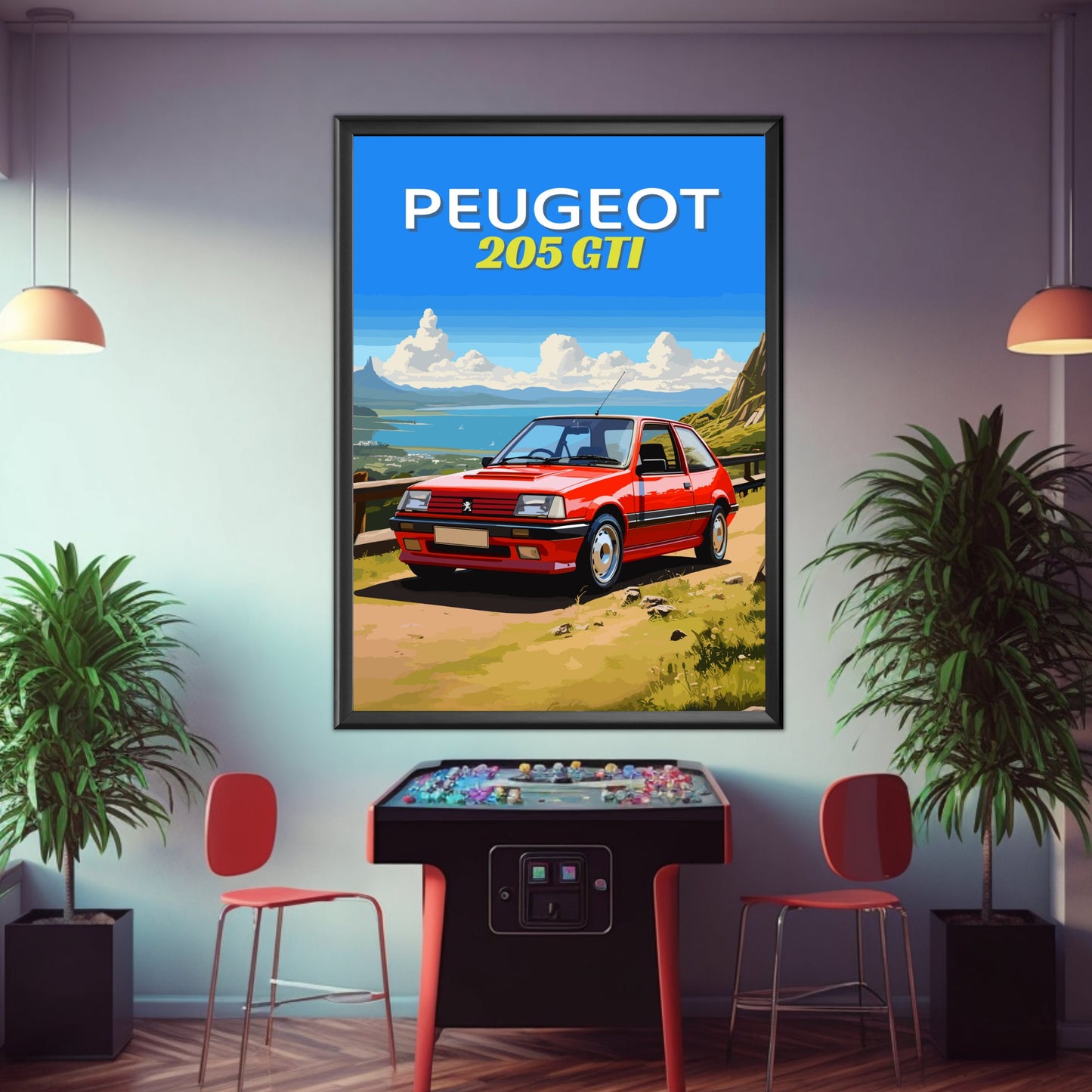 Peugeot 205 GTI Print - 1980s