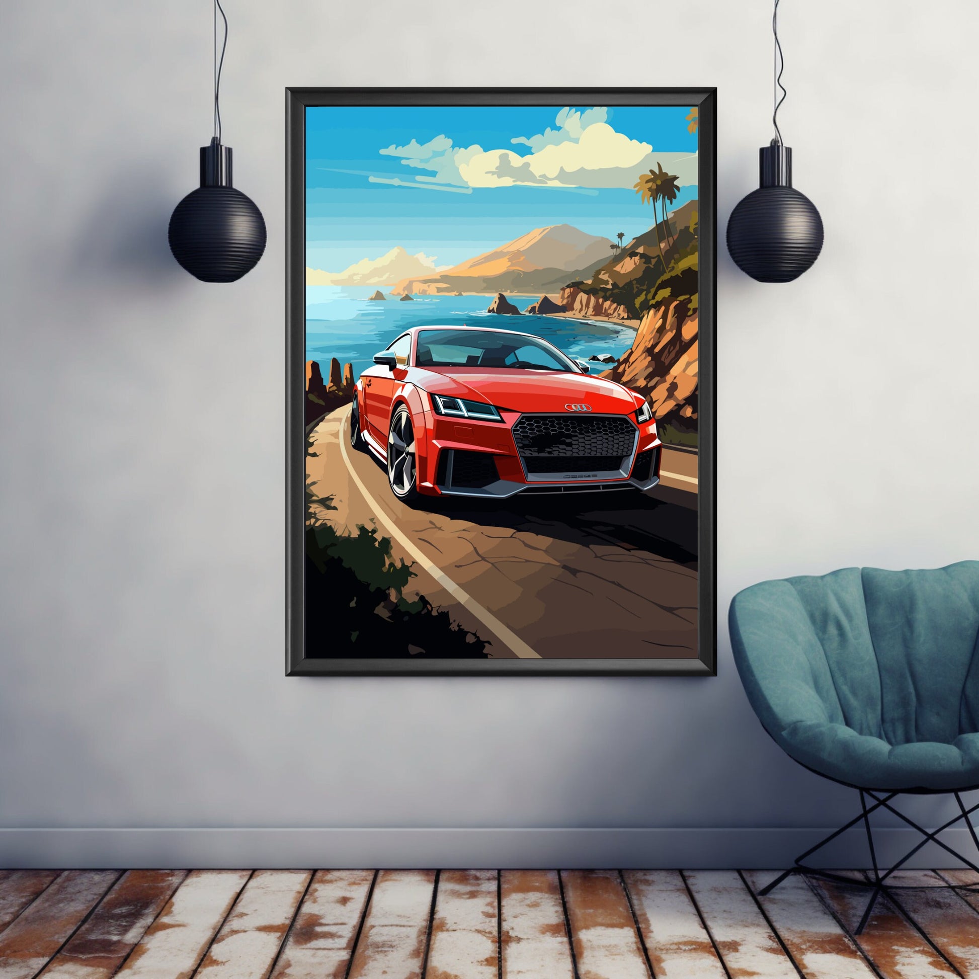 Audi TT RS Poster