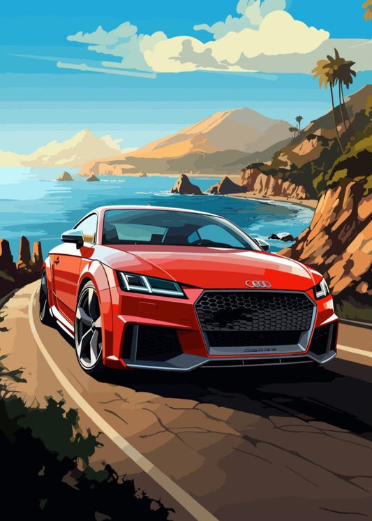 Audi TT RS Poster