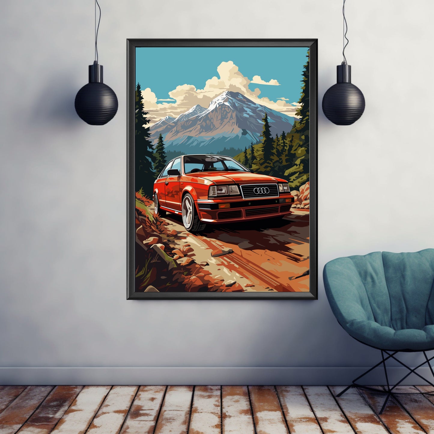 Audi S2 Poster