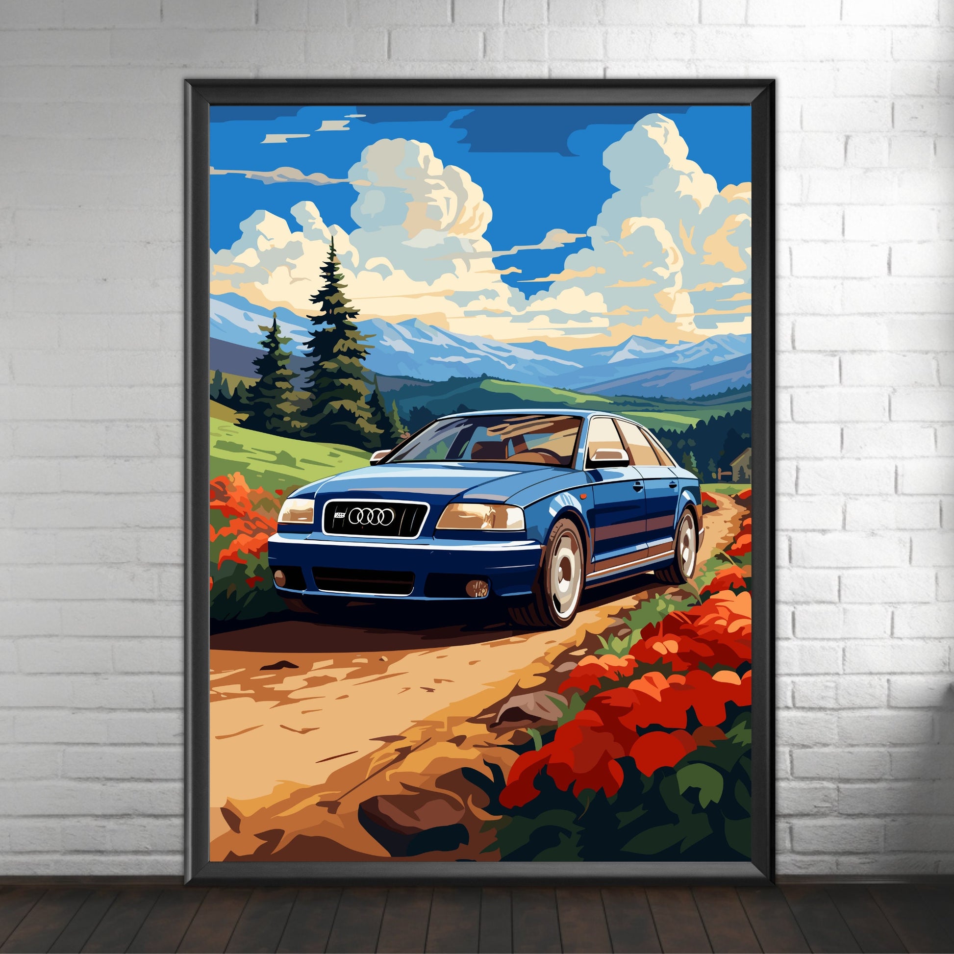 Audi S4 B5 Poster