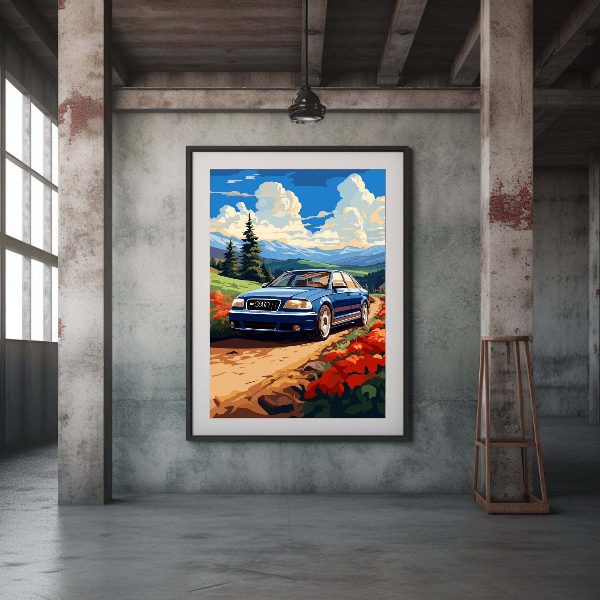 Audi S4 B5 Poster