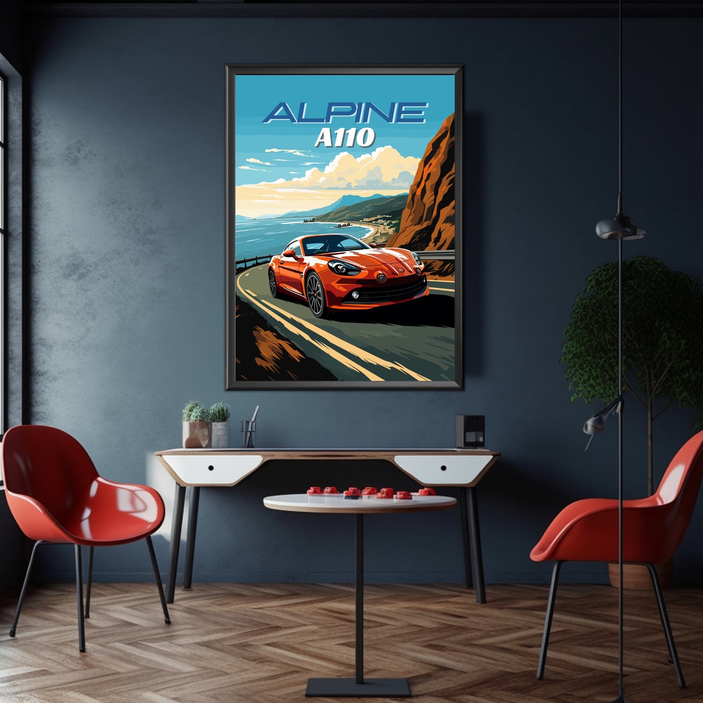 Alpine A110 Poster Art