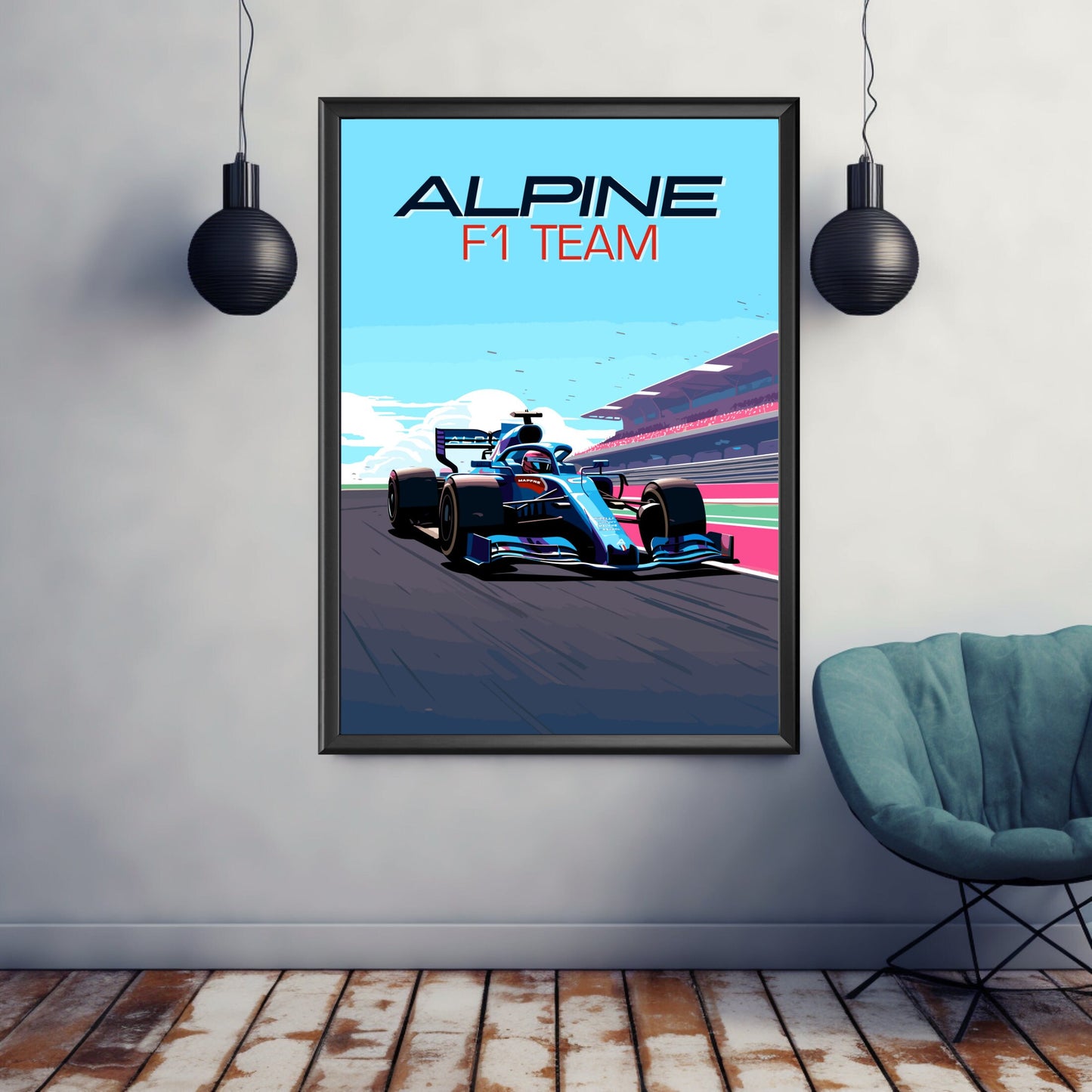 Alpine A521 F1 Poster