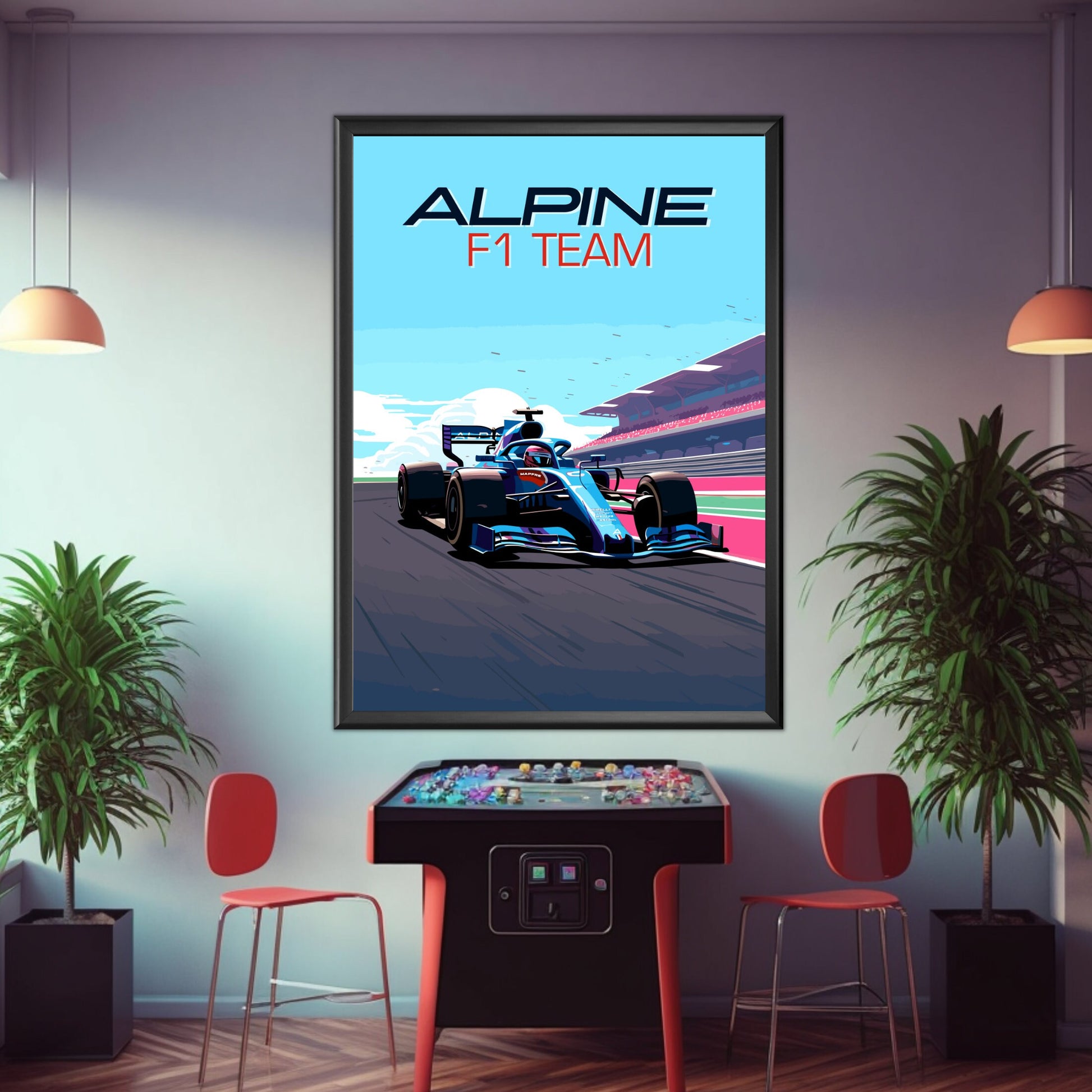 Alpine A521 F1 Poster