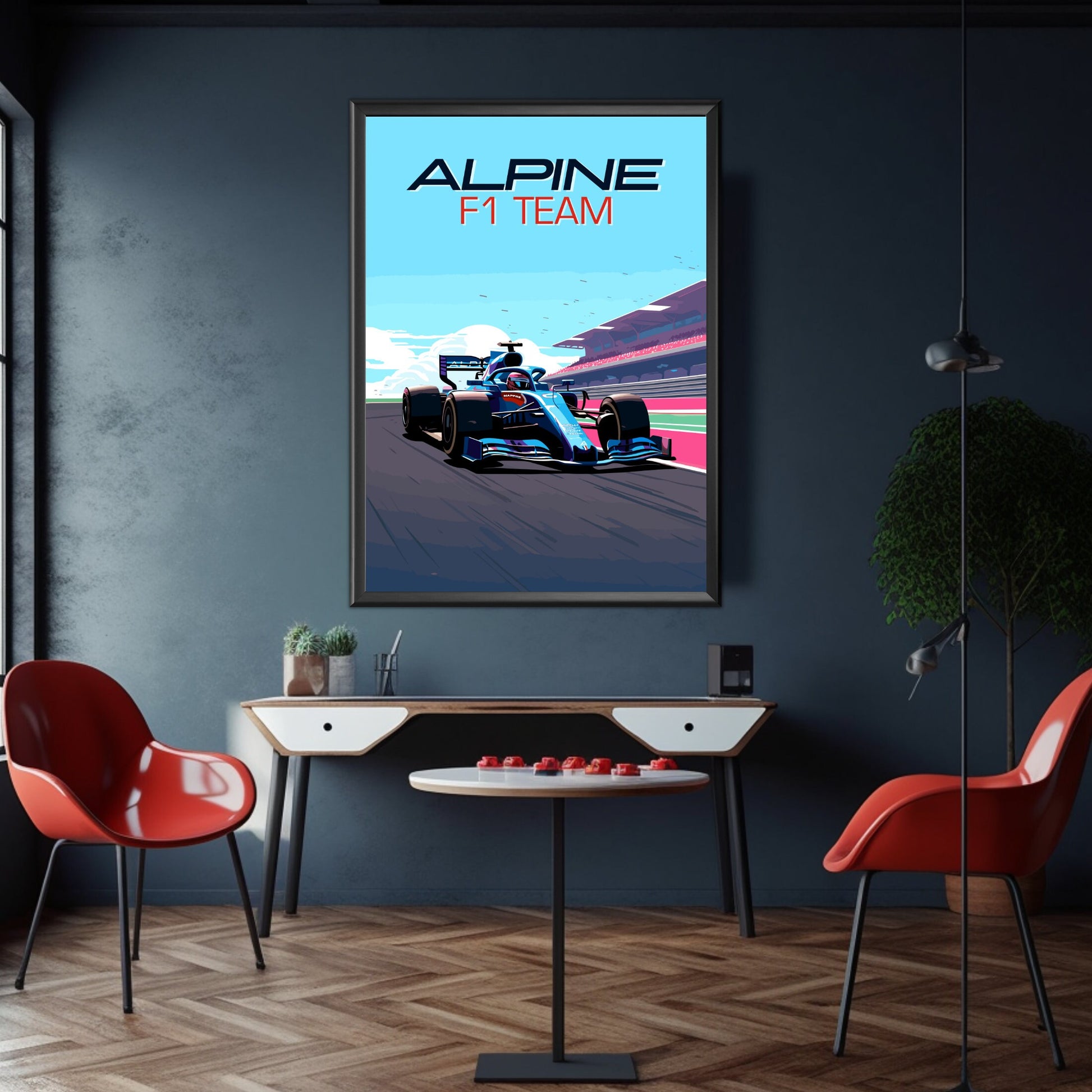 Alpine A521 F1 Poster