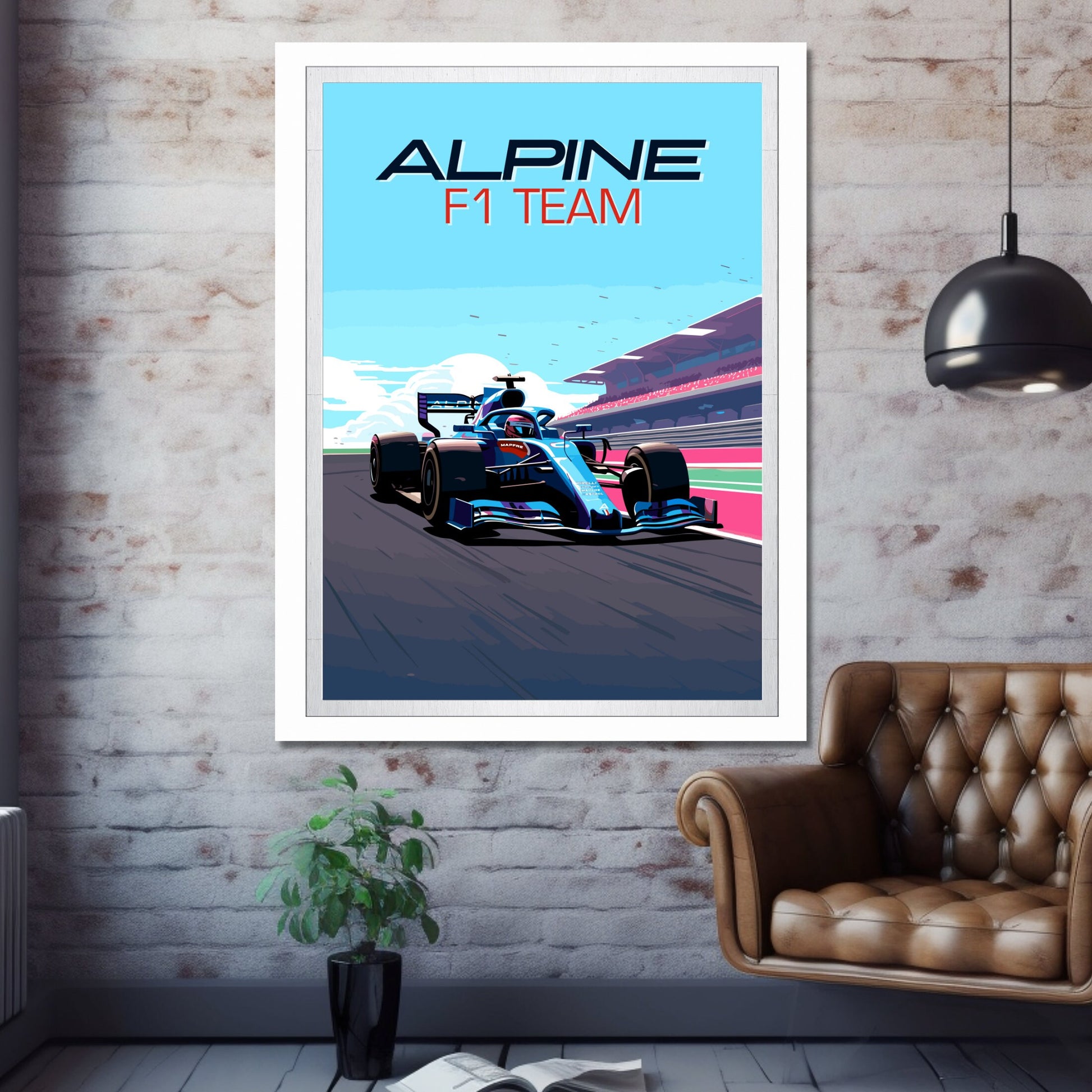 Alpine A521 F1 Poster