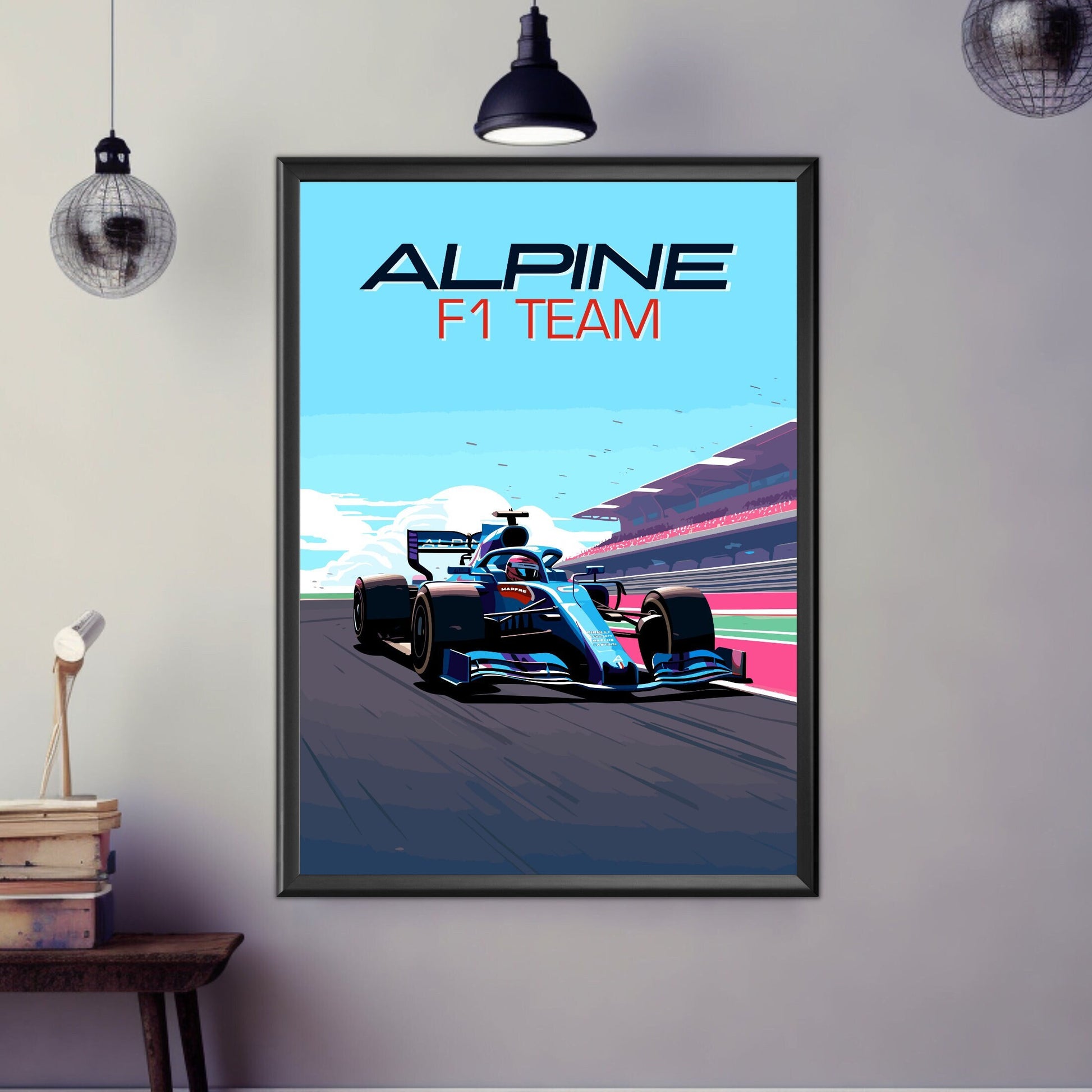 Alpine A521 F1 Poster