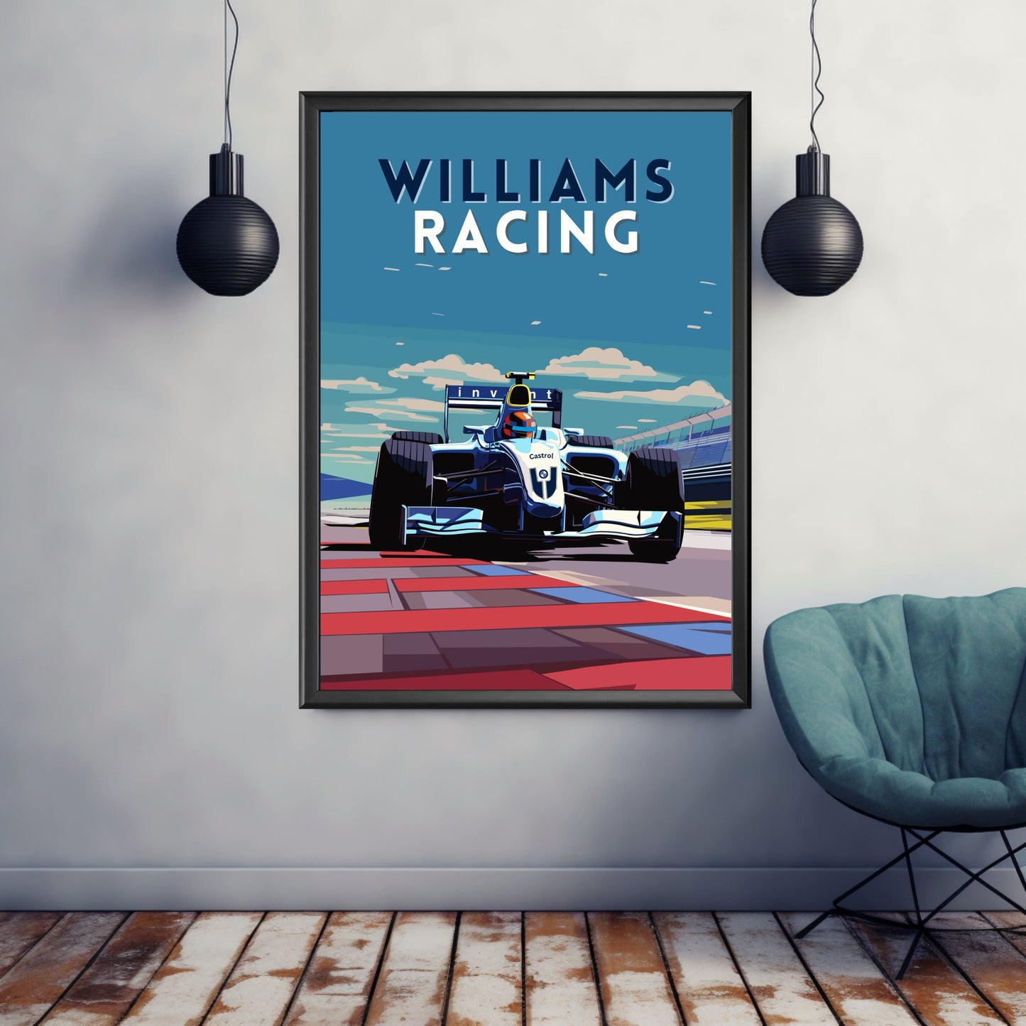 Williams FW25 F1 Poster